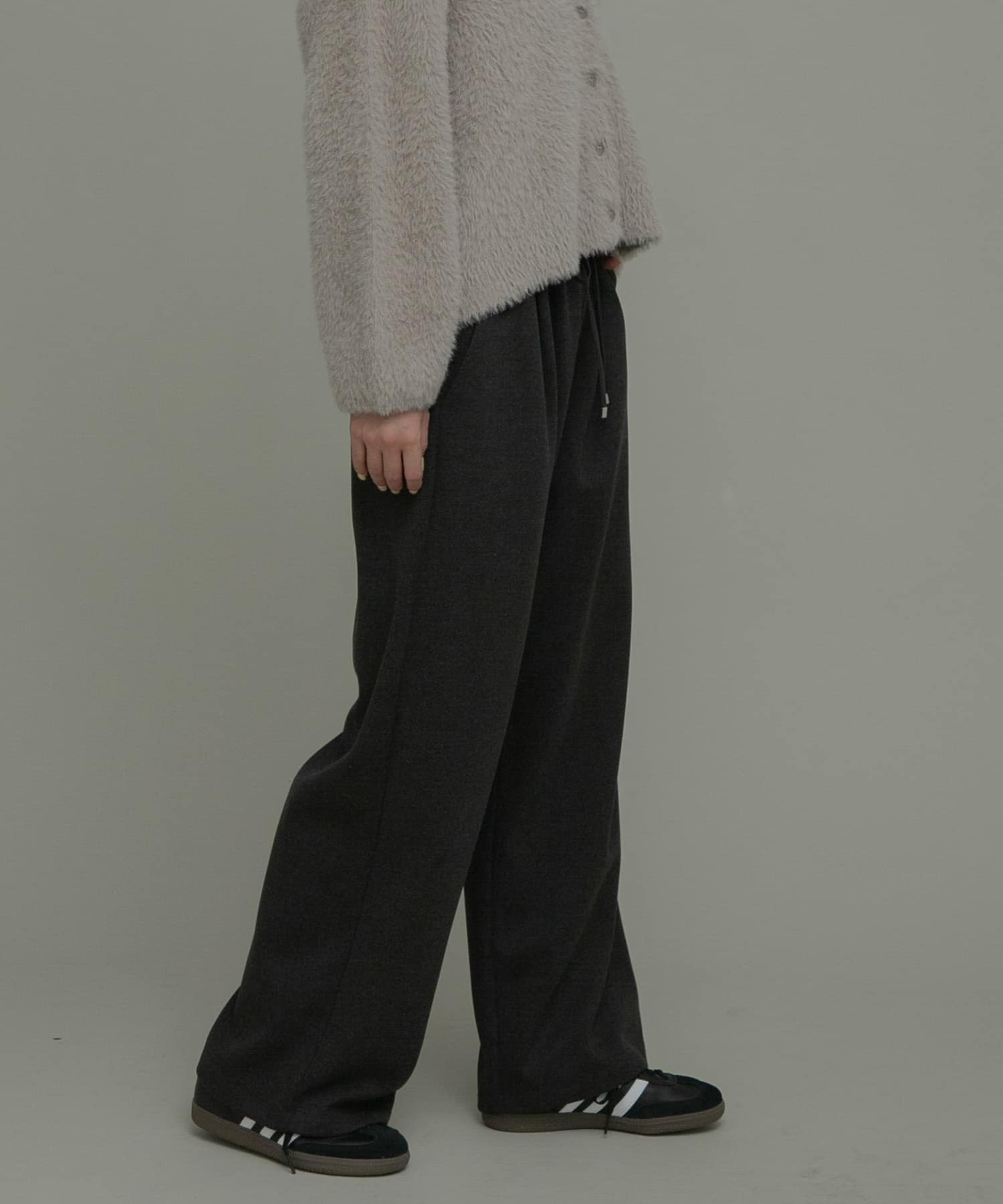 『WEB限定』起毛イージーワンタックパンツ