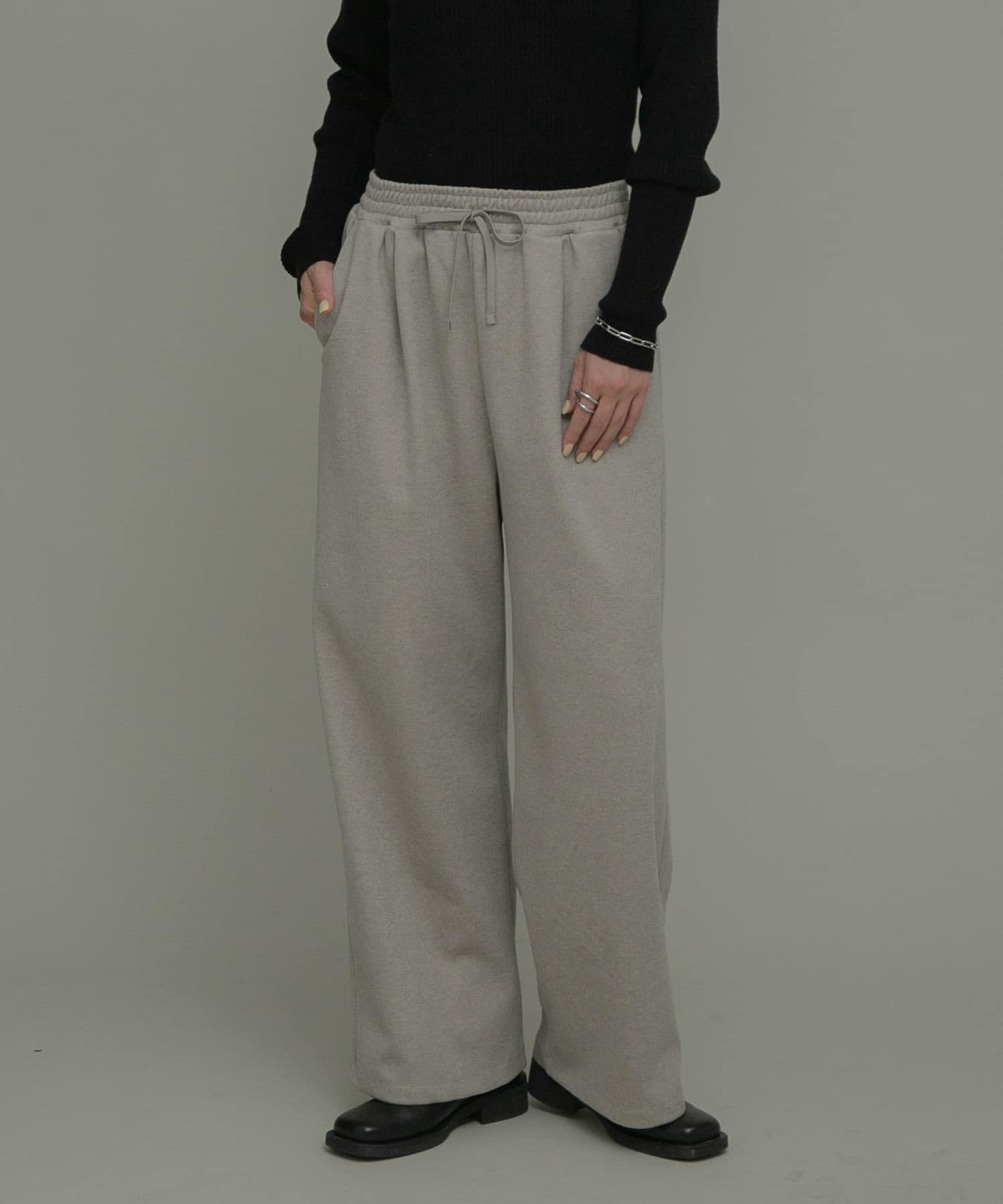 『WEB限定』起毛イージーワンタックパンツ