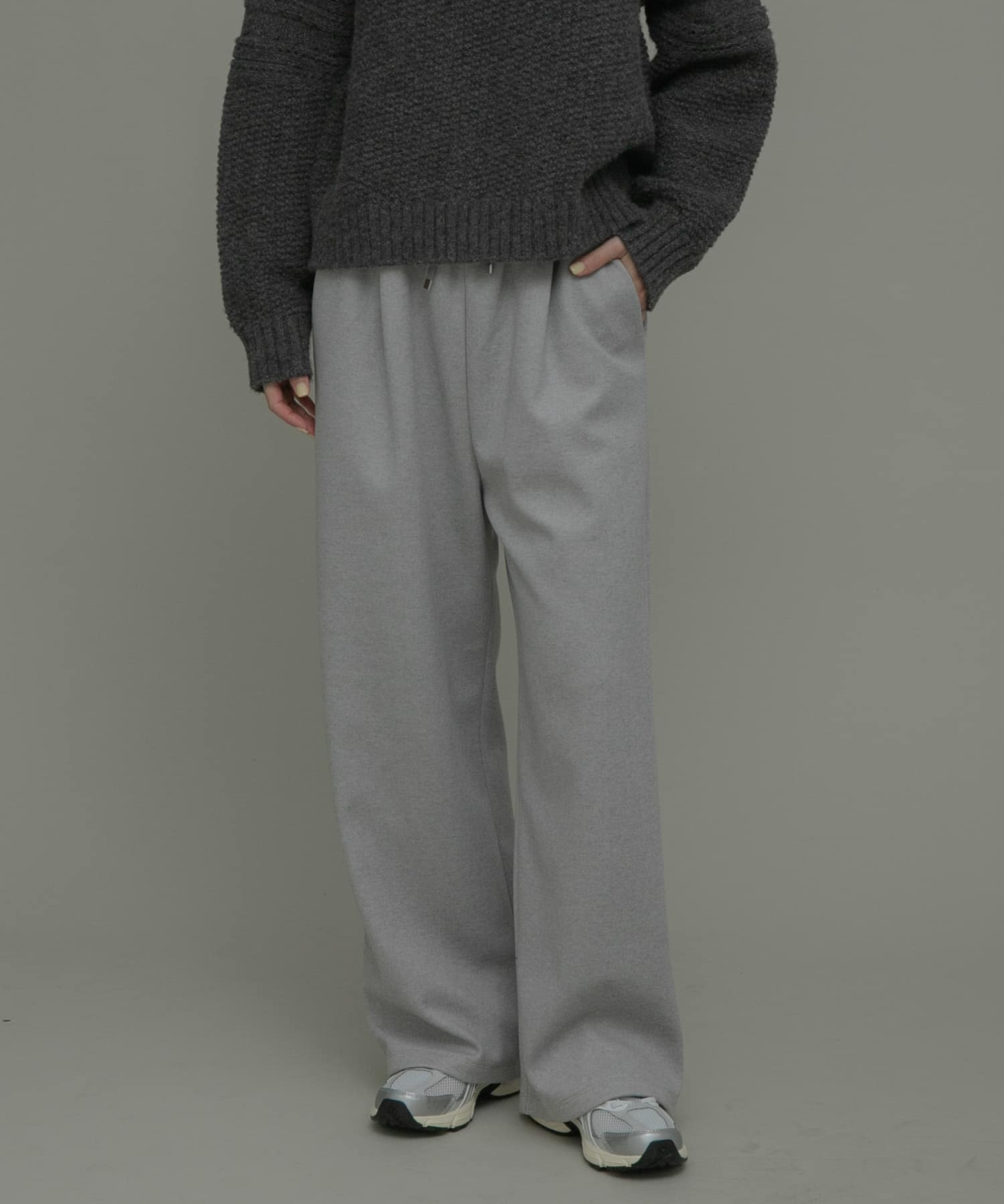 『WEB限定』起毛イージーワンタックパンツ