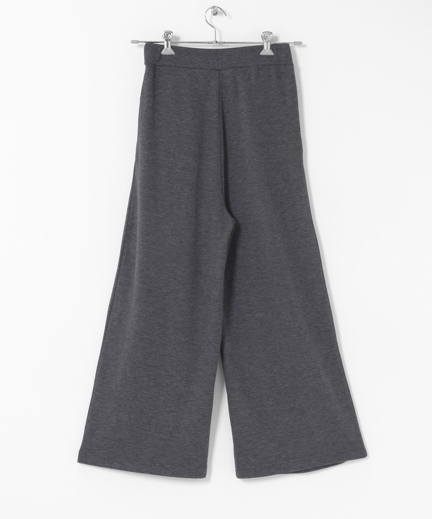 カットタックイージーパンツ チャコールグレー 36