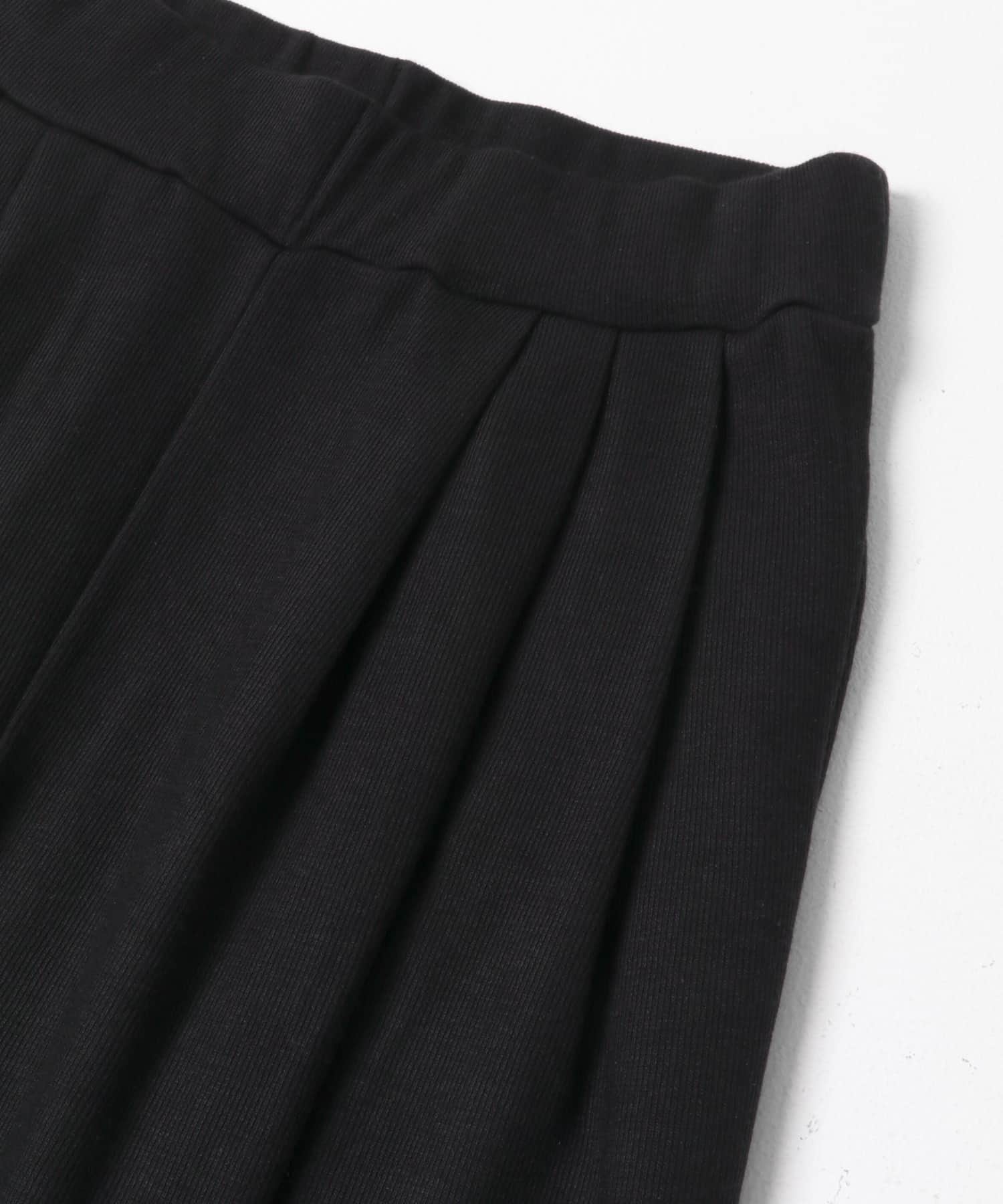 カットタックイージーパンツ ブラック 36