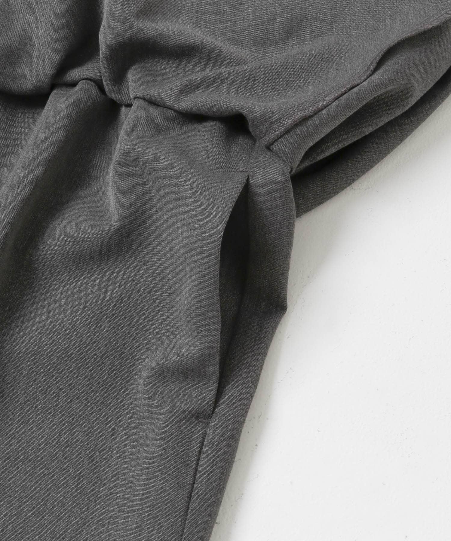 ペプラムオールインワン グレー 36