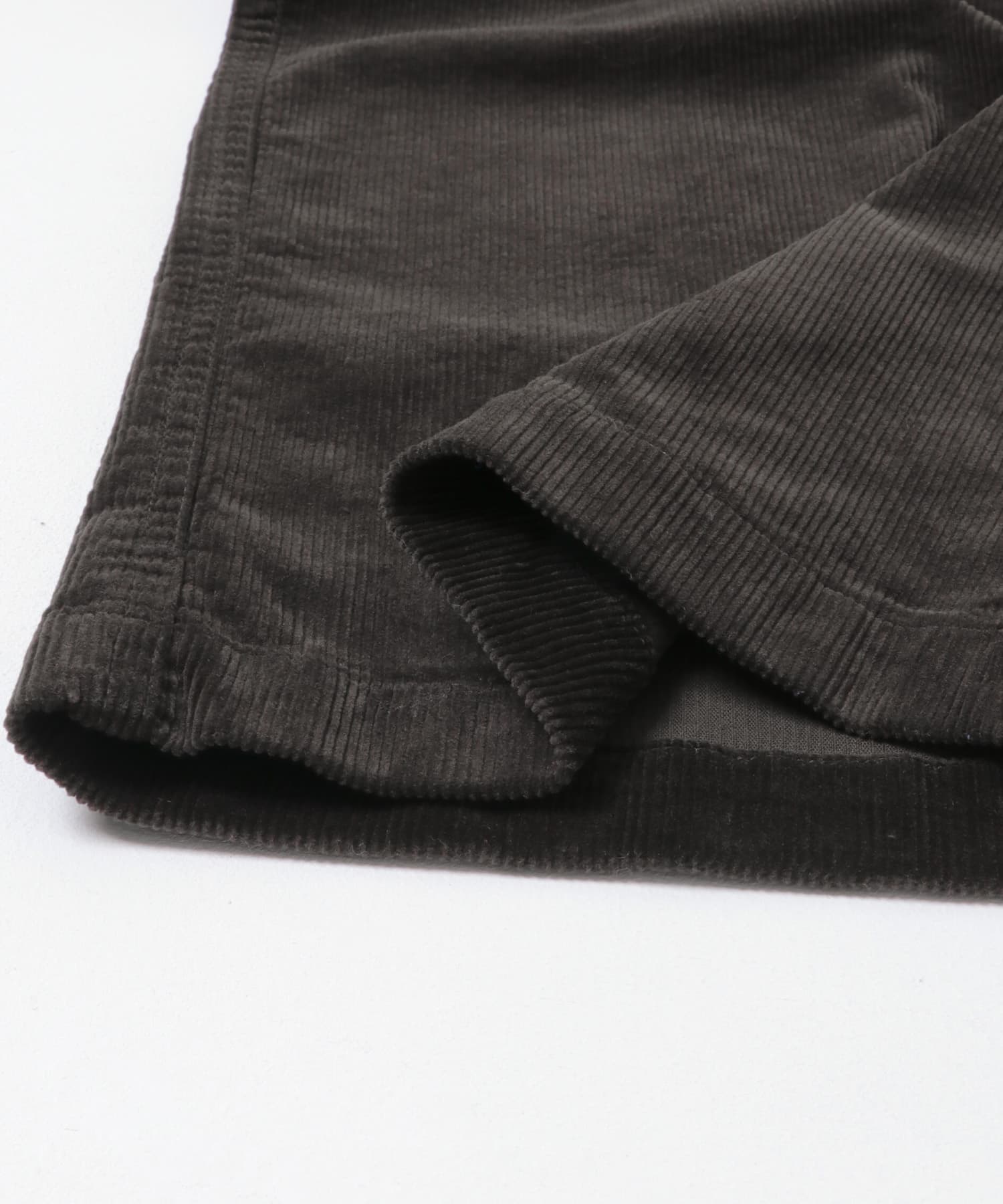 コーデュロイベイカーイージーパンツ チャコール 36