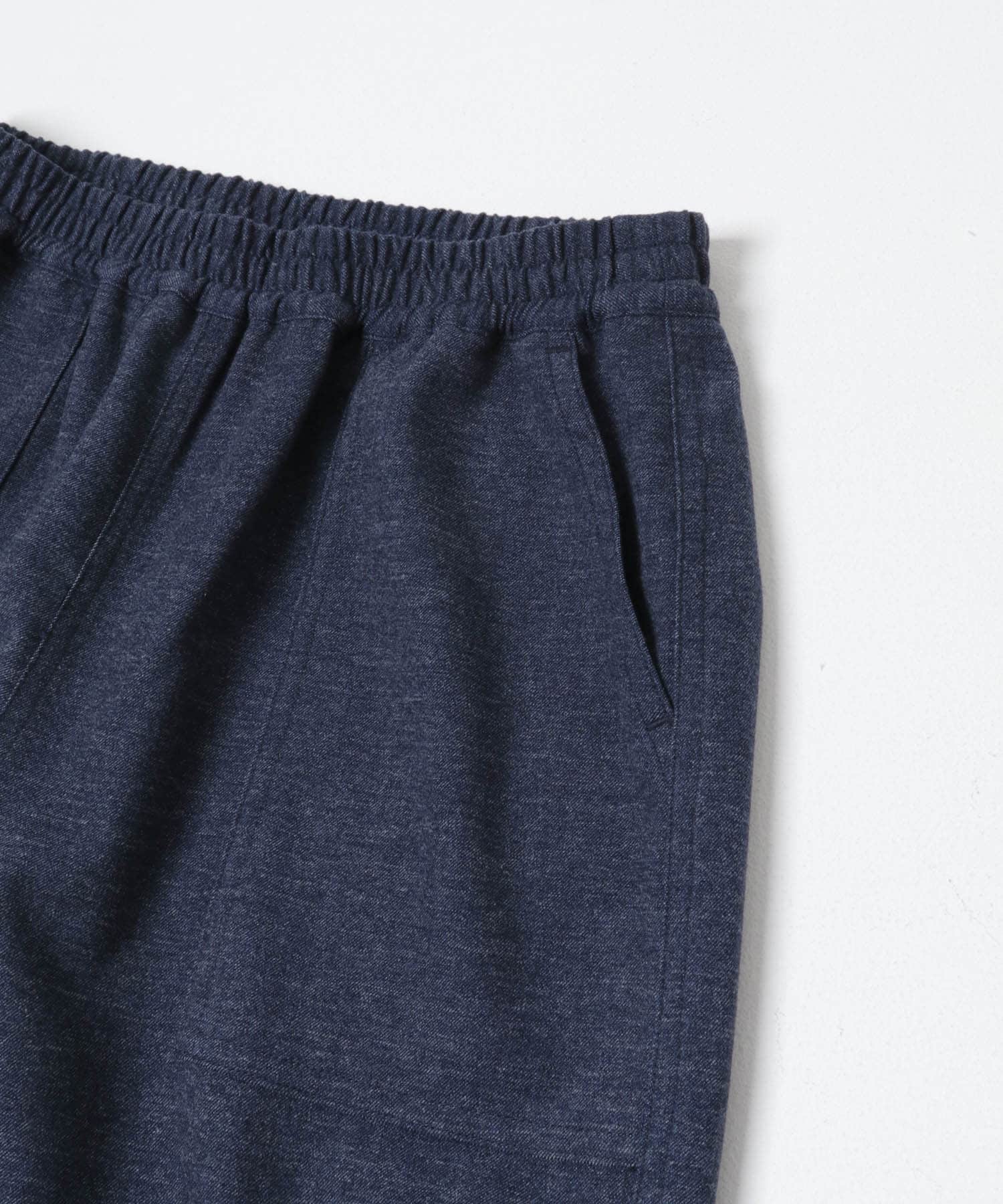 デニムライクアソートベイカーイージーパンツ インディゴ 36