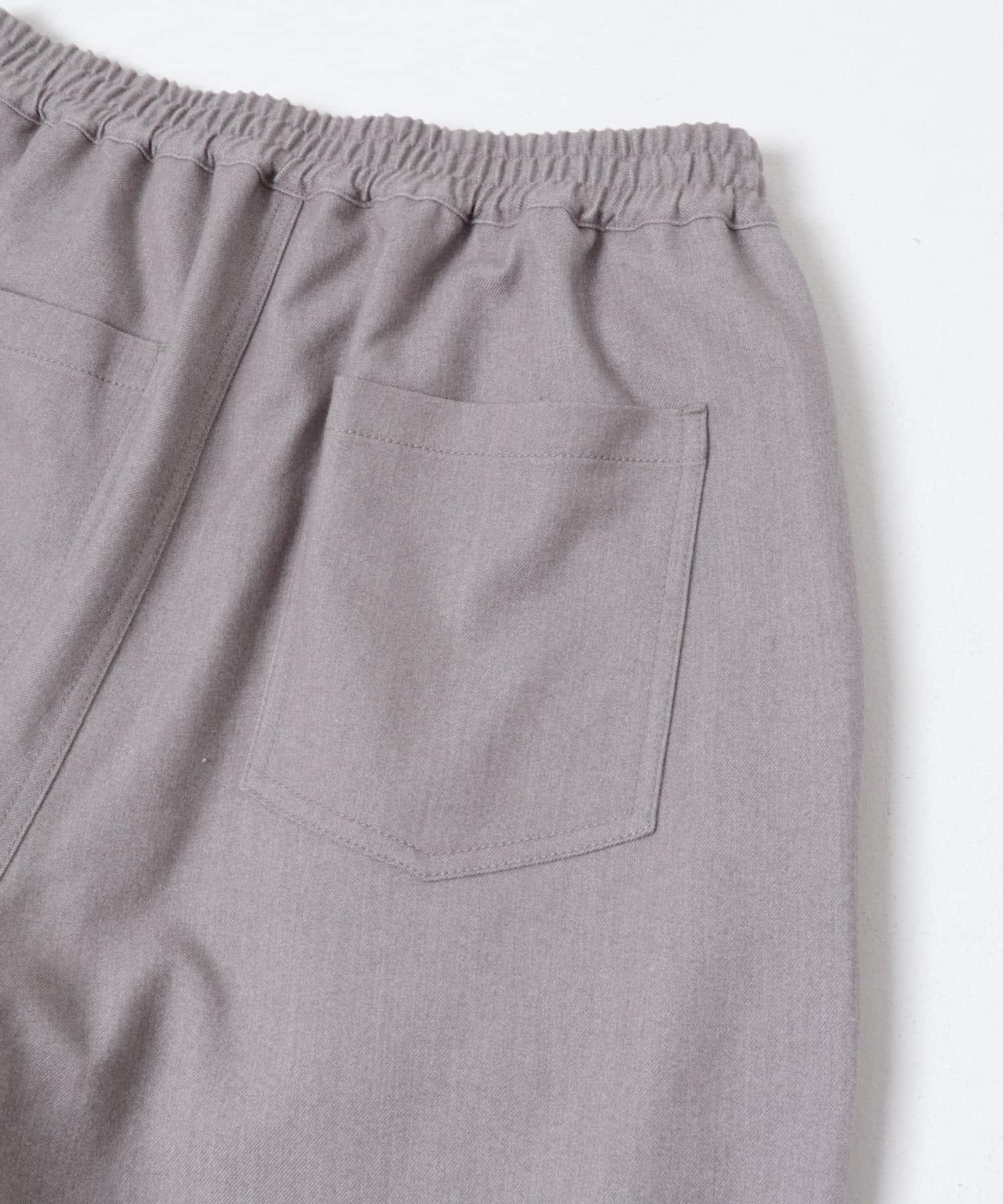 デニムライクアソートベイカーイージーパンツ グレー 36