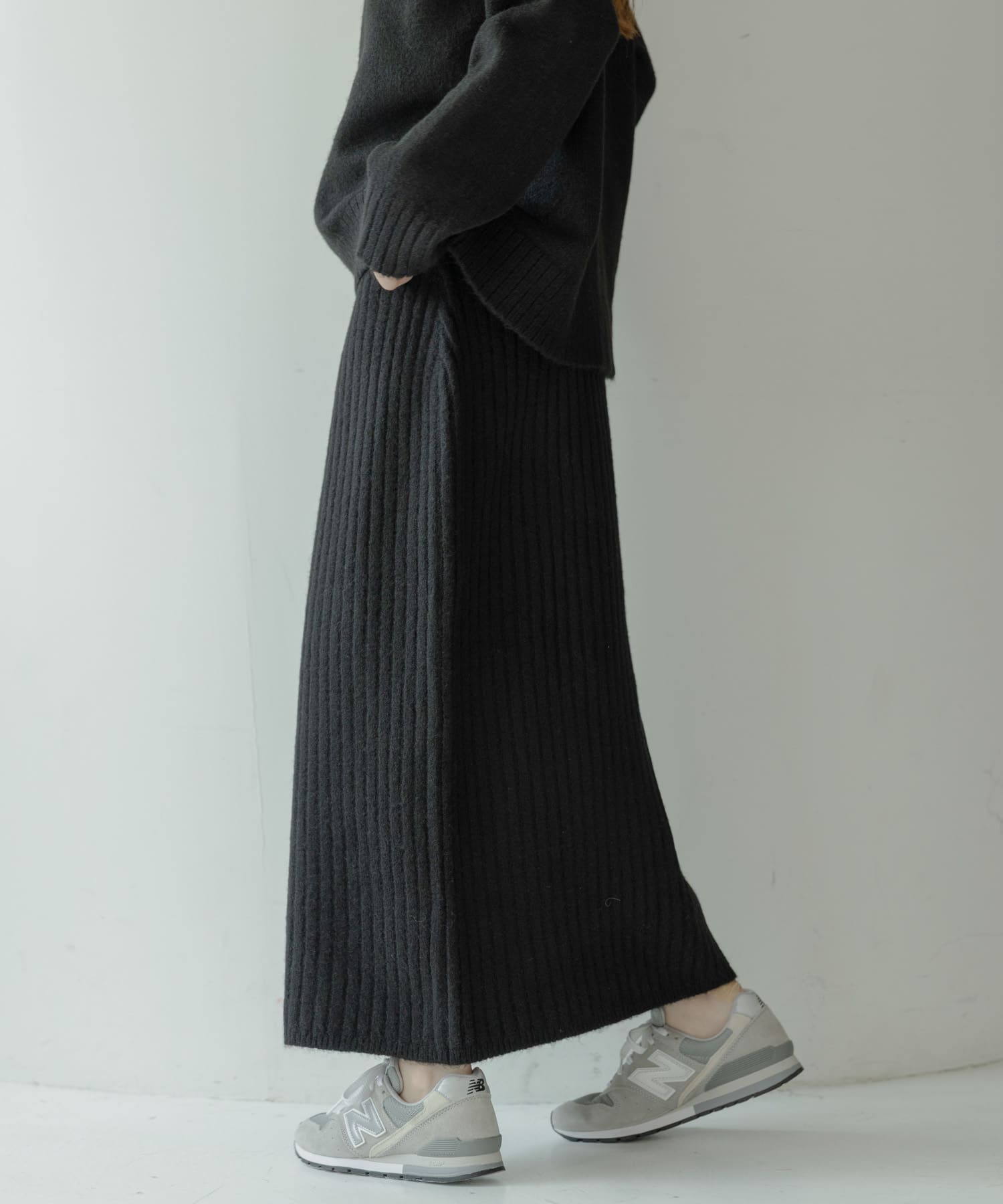 【and per se】美品 セットアップ モックネック スカート Mサイズ Sonny Label｜『WEB限定』モックネックニット×スカートセットアップ