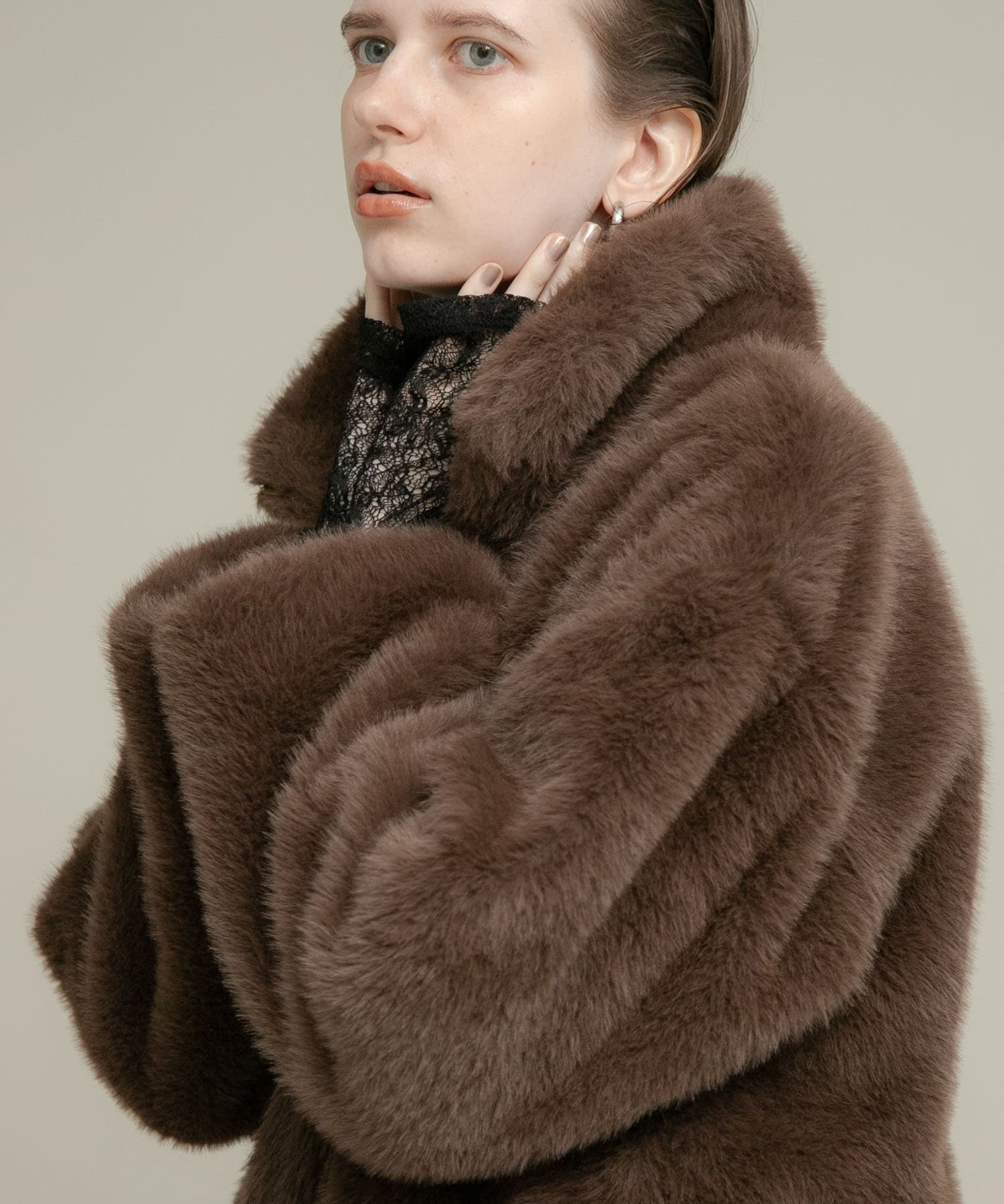 ミンクライクファーブルゾン