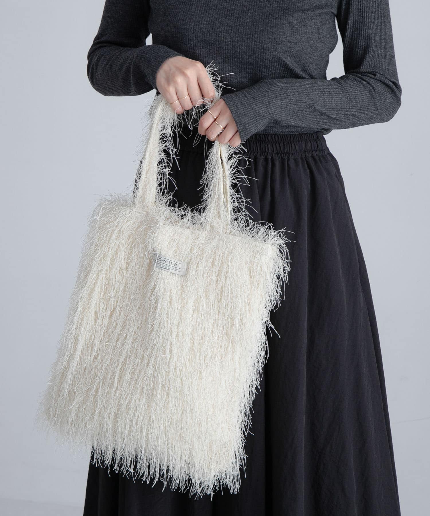 シャギートートバッグ