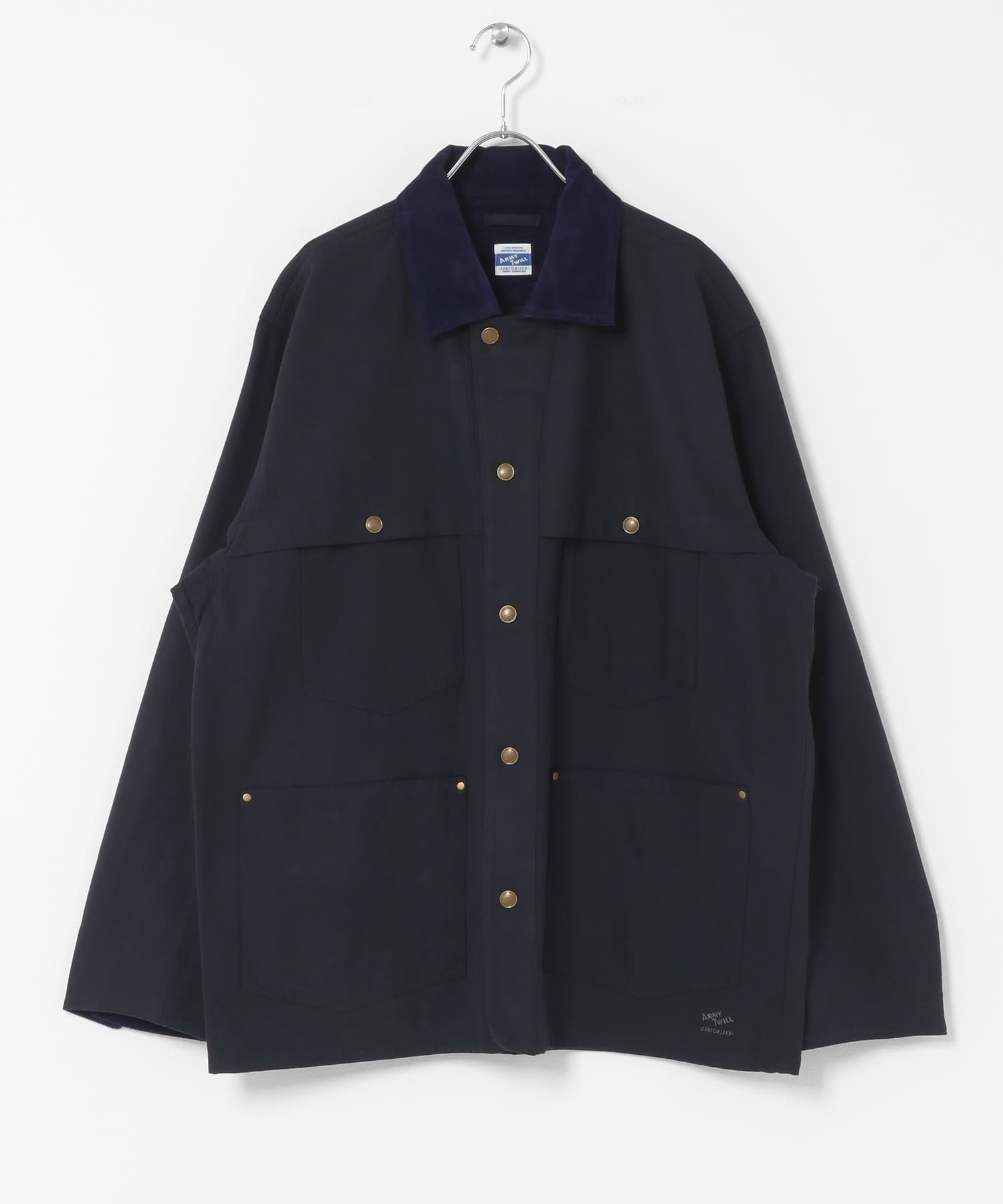 ARMY TWILL　Duck Logger Jacket NAVY M