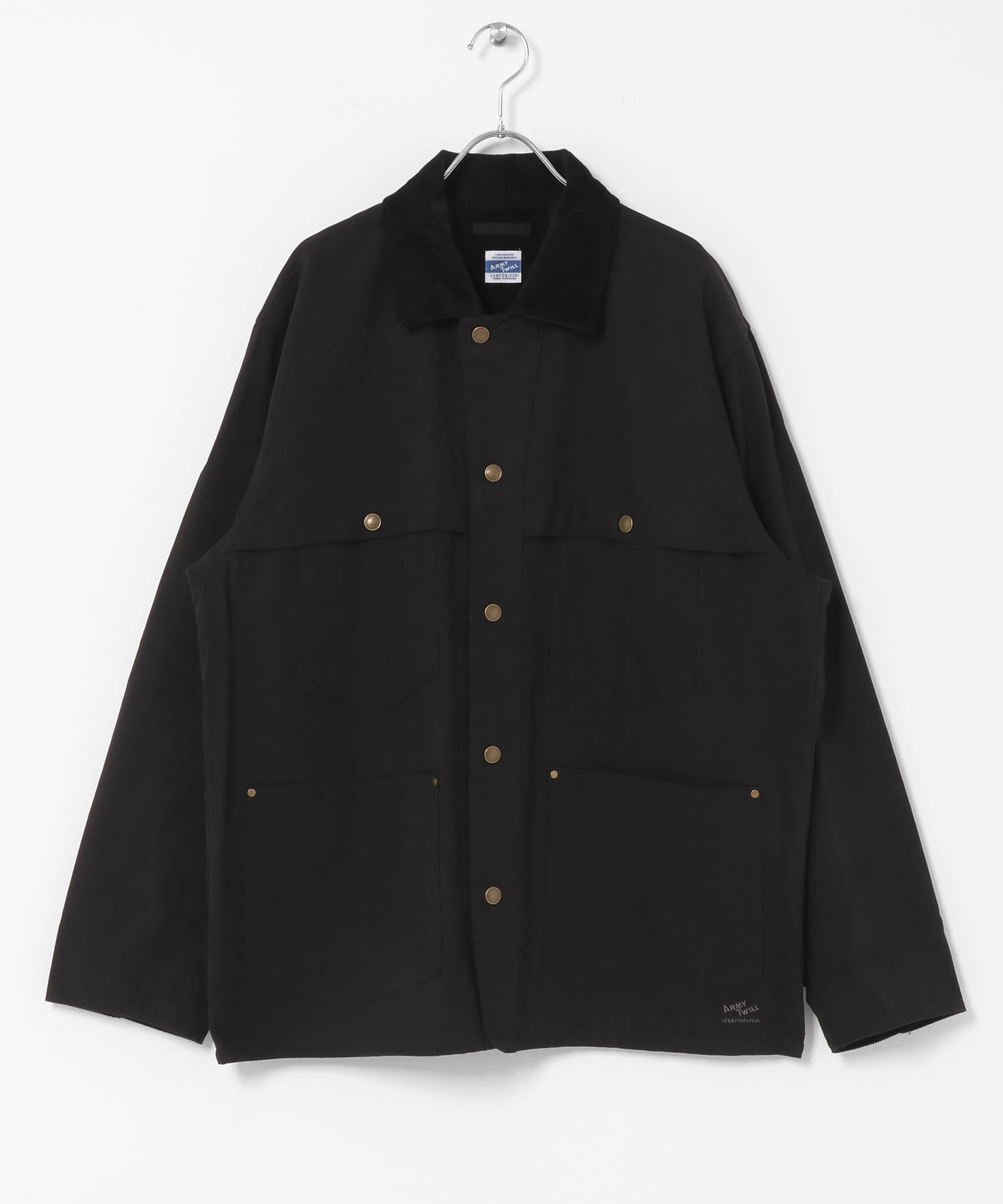 ARMY TWILL　Duck Logger Jacket BLACK M
