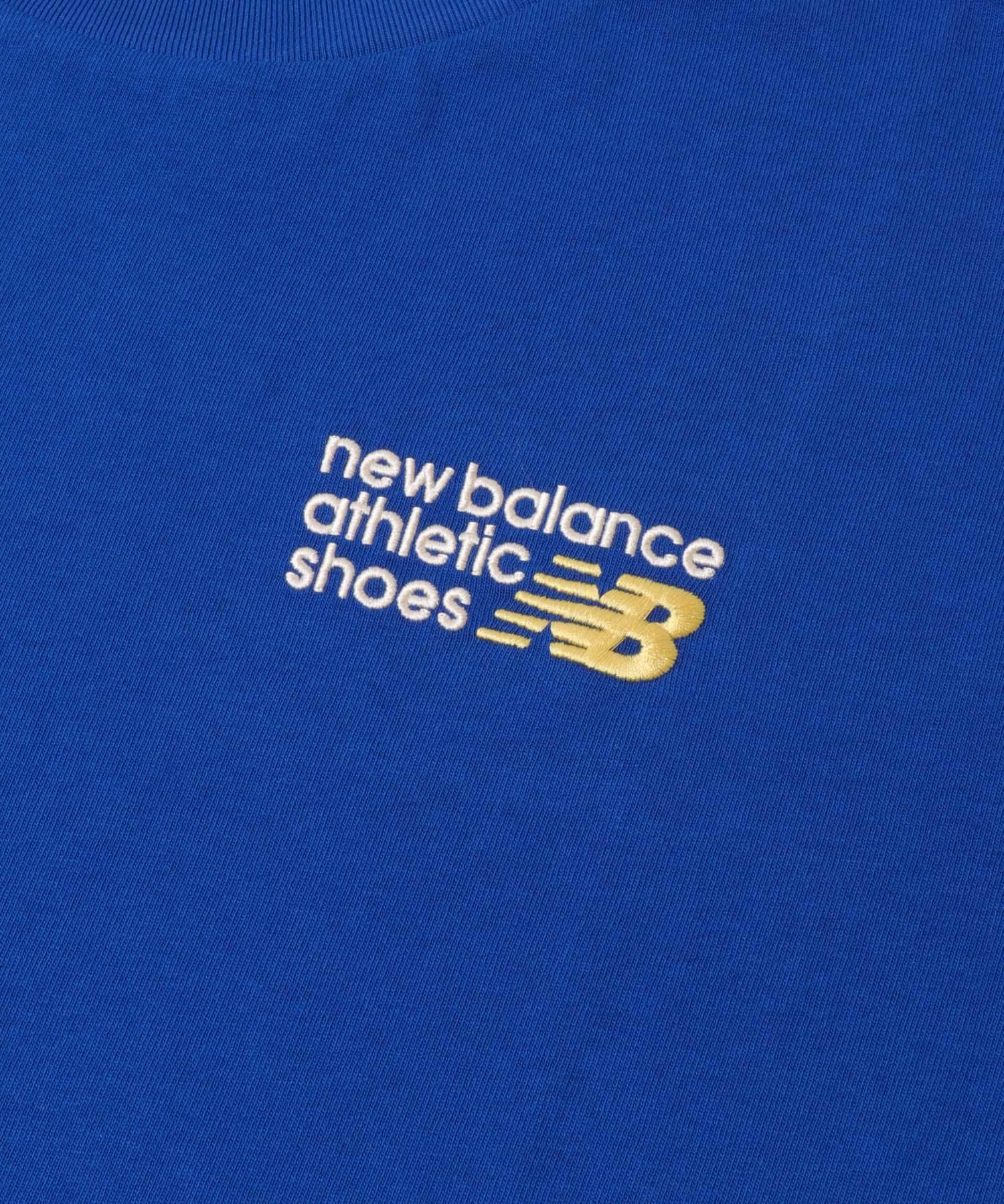 NEW BALANCE　プレミアムロゴロングスリーブ ブルー M