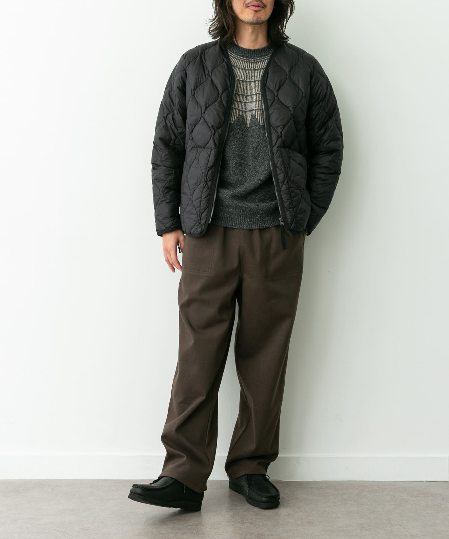 身長：180cm 体重：60kg サイズ：L