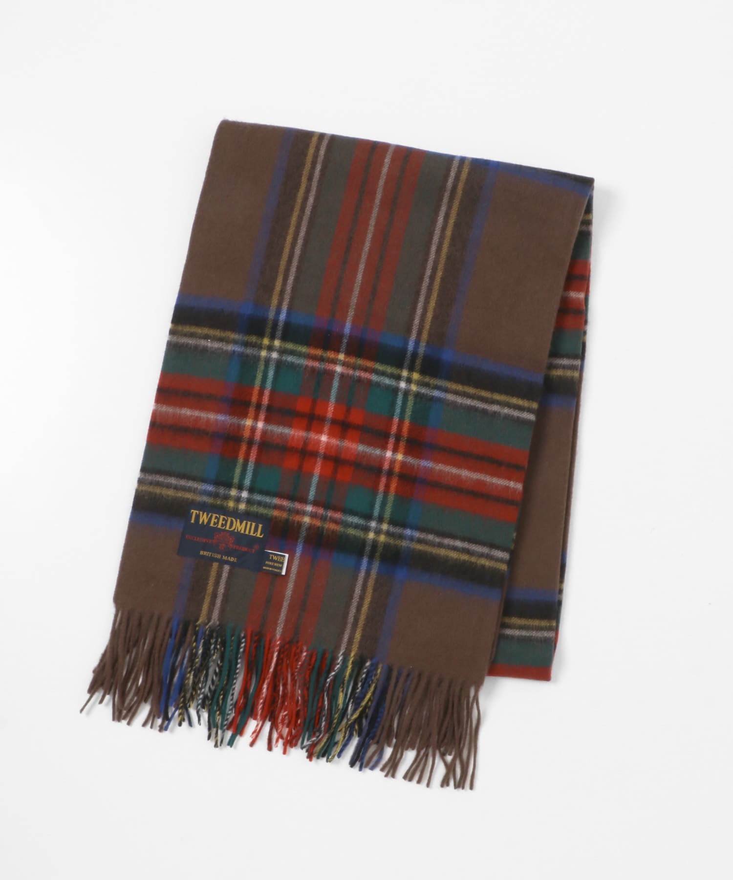 TWEED MILL　70-190 Lambswool Knee Rug BR STEWART One