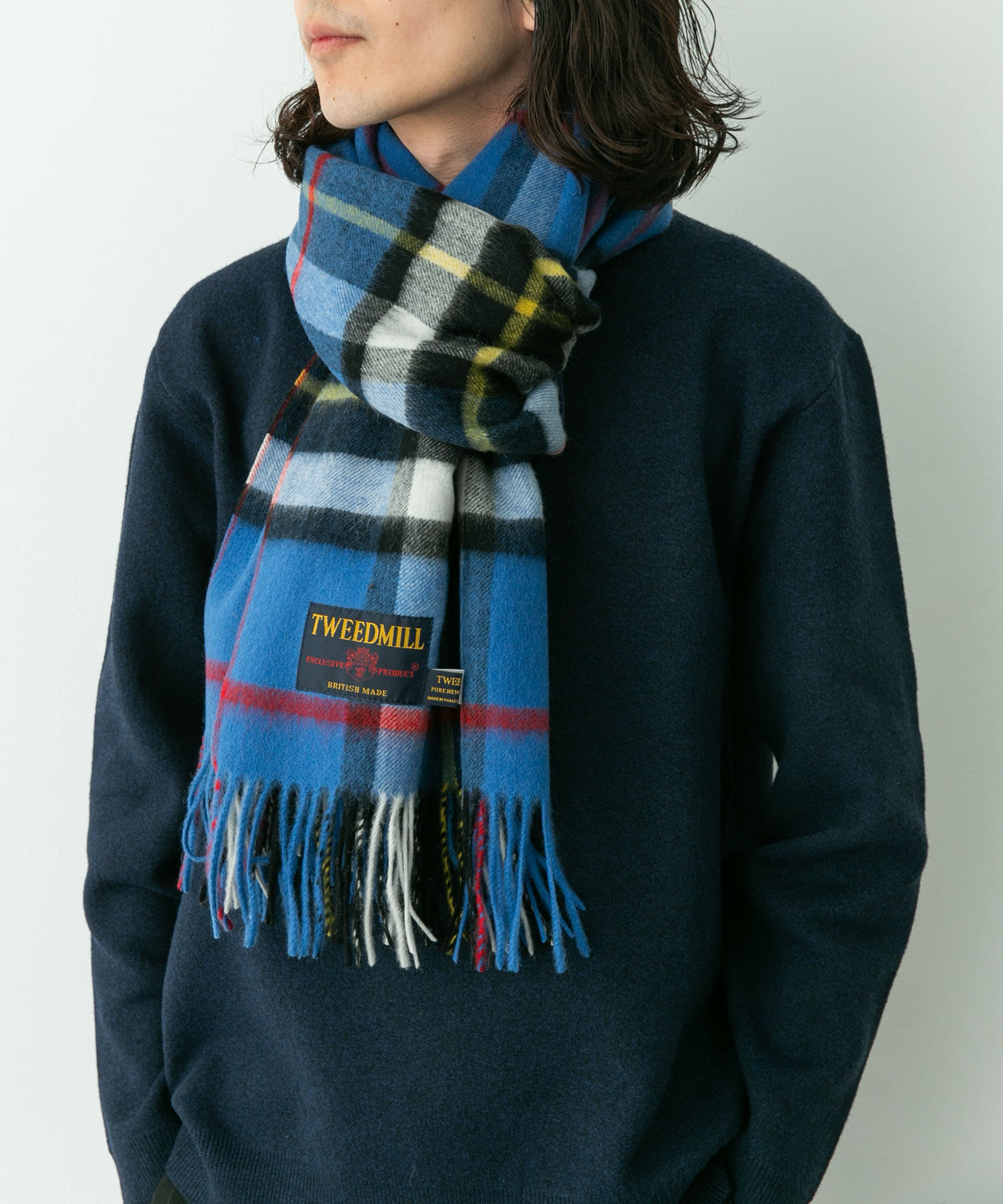 TWEED MILL　70-190 Lambswool Knee Rug D.THOMPSON One