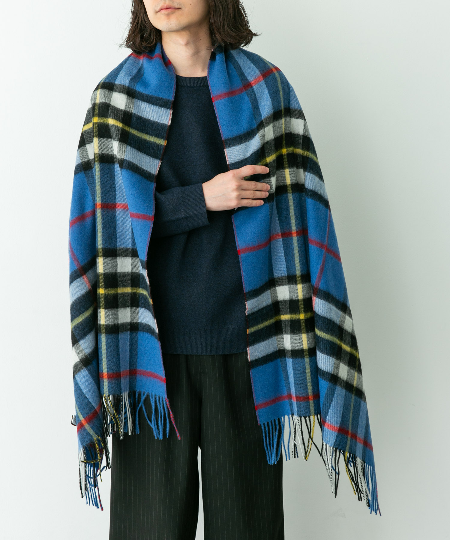 TWEED MILL　70-190 Lambswool Knee Rug D.THOMPSON One