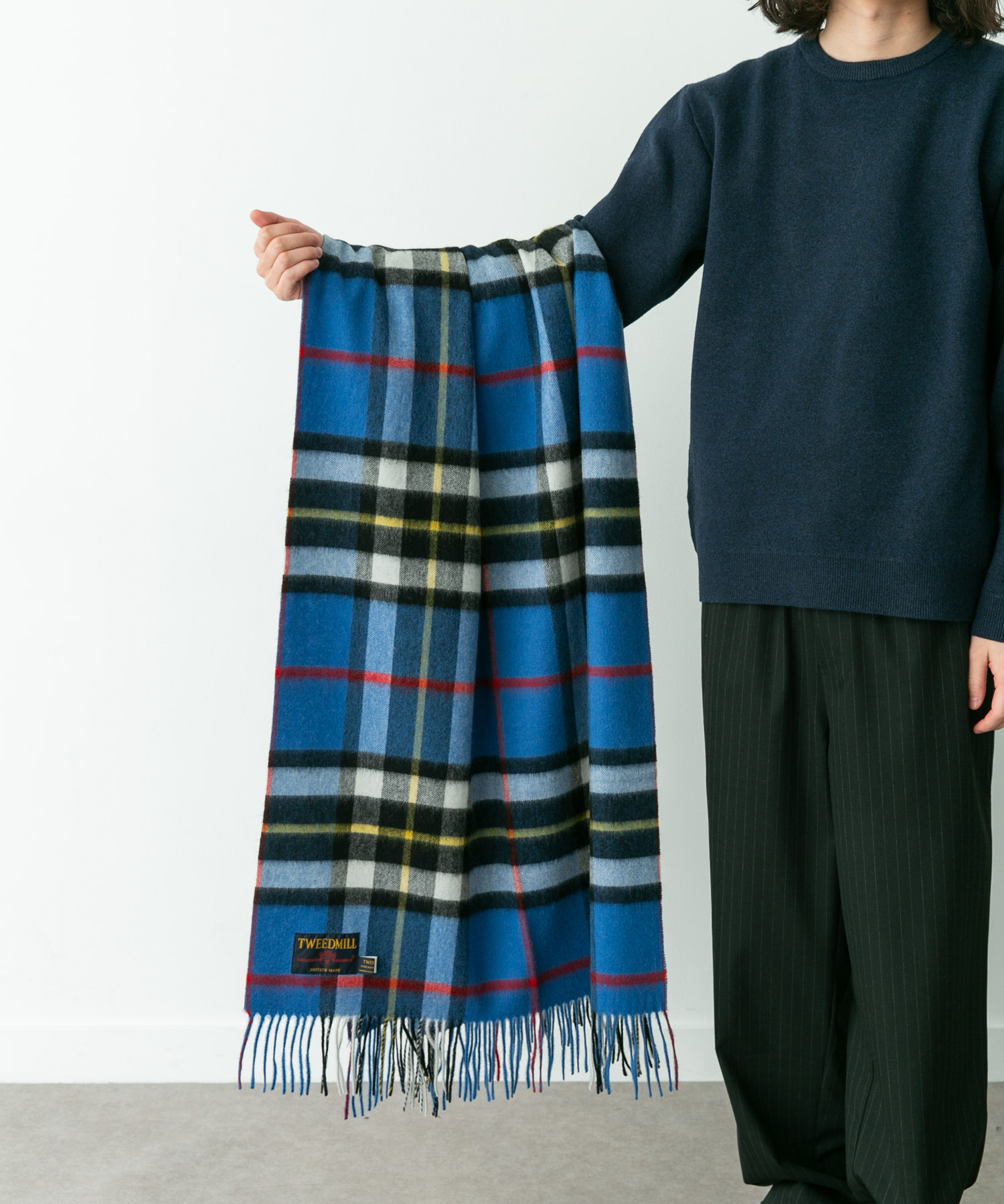 TWEED MILL　70-190 Lambswool Knee Rug D.THOMPSON One