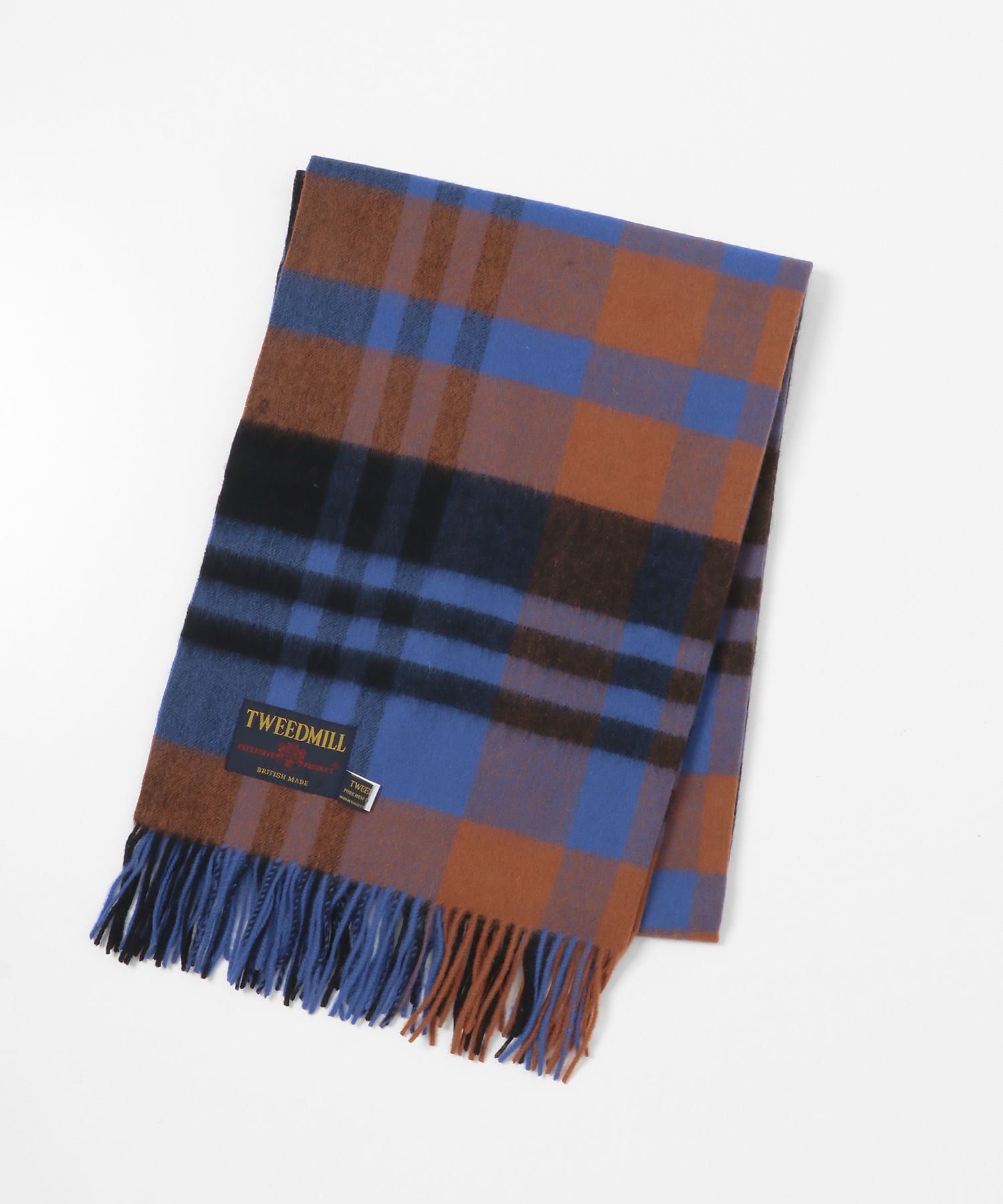 TWEED MILL　70-190 Lambswool Knee Rug SCONECHECK One