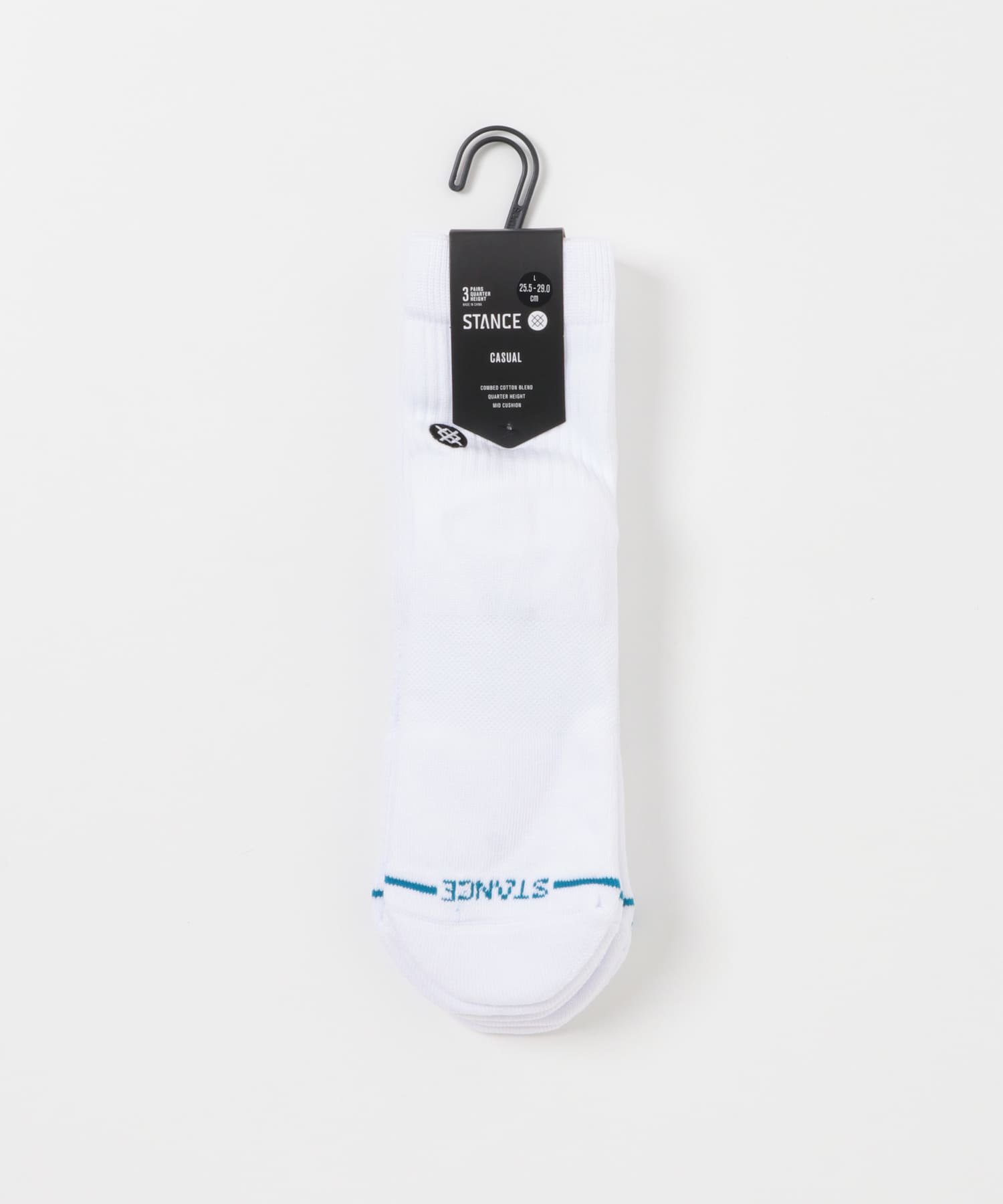 STANCE SOCKS　ICON QUARTER 3 PACK