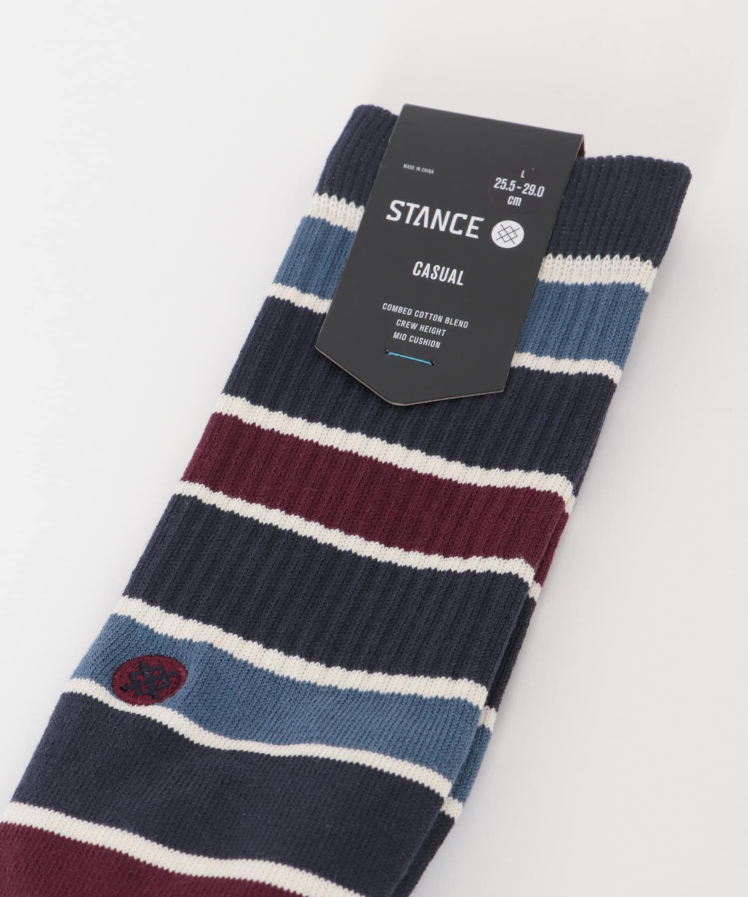 STANCE SOCKS　DEVON CREW NAVY L