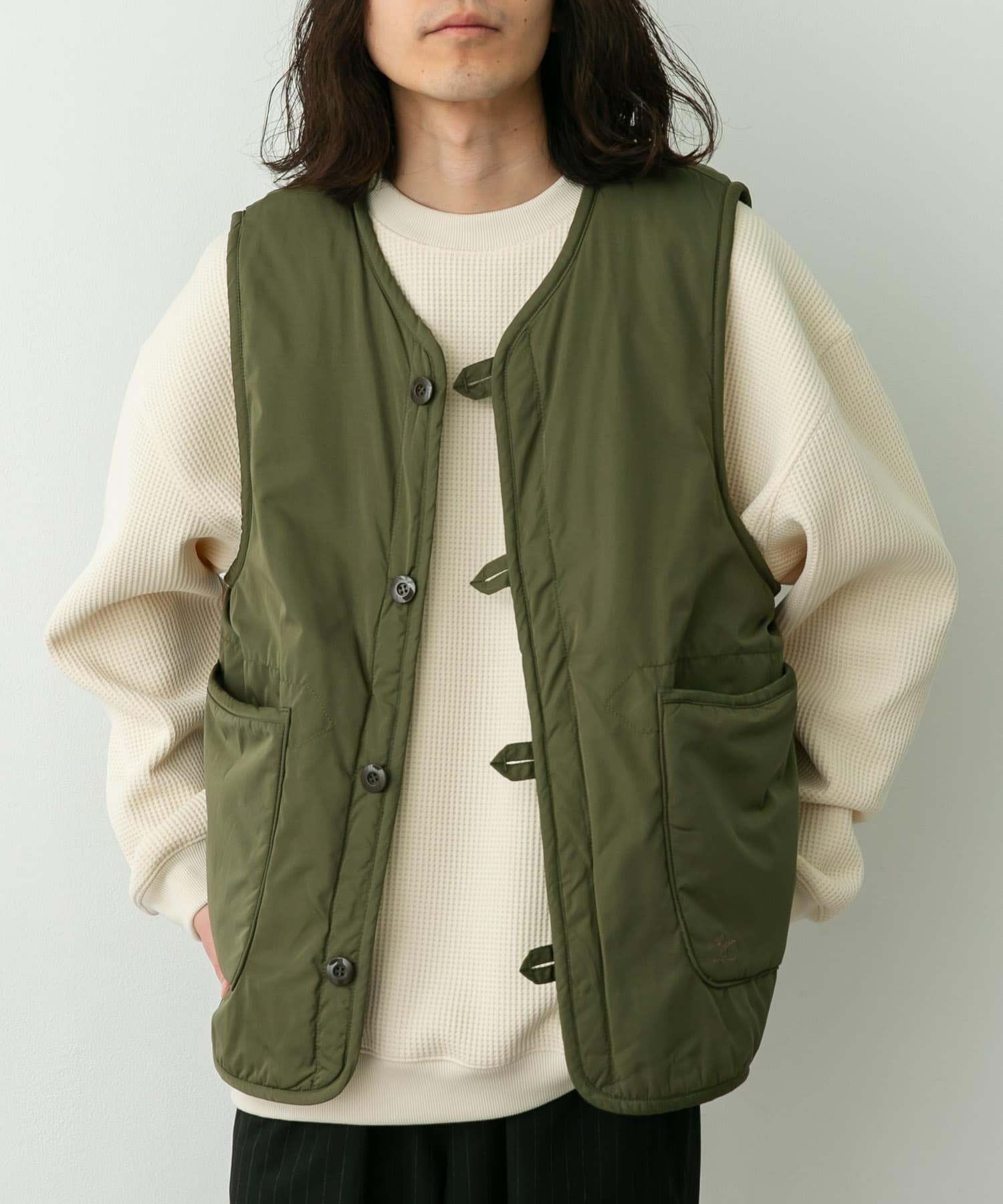 ARMY TWILL　Weather Reversible Vest