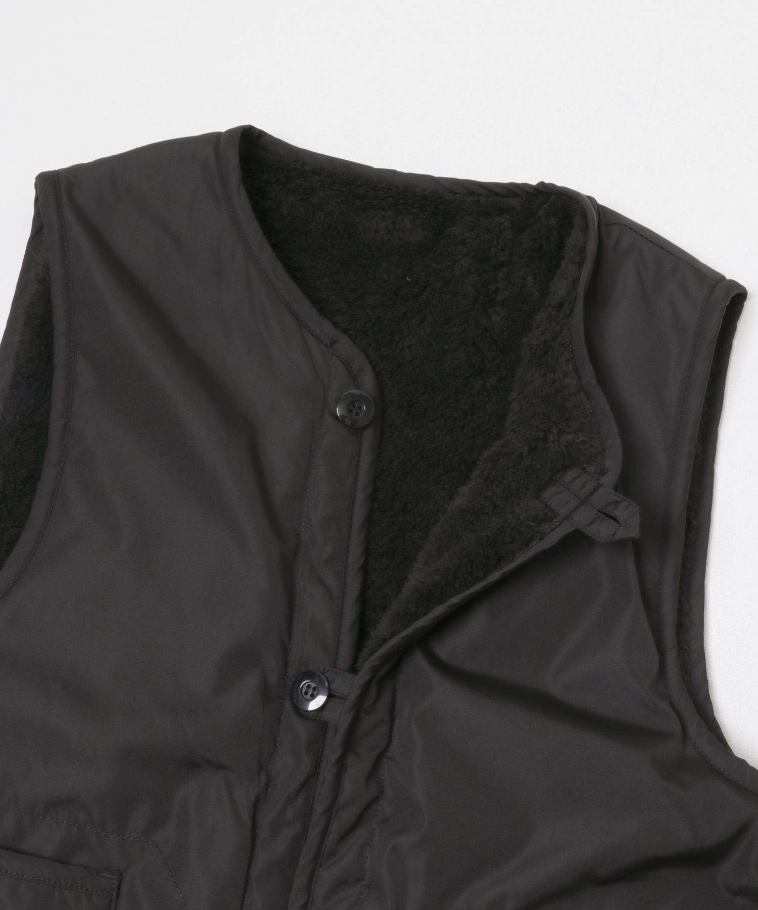 ARMY TWILL　Weather Reversible Vest BLACK M