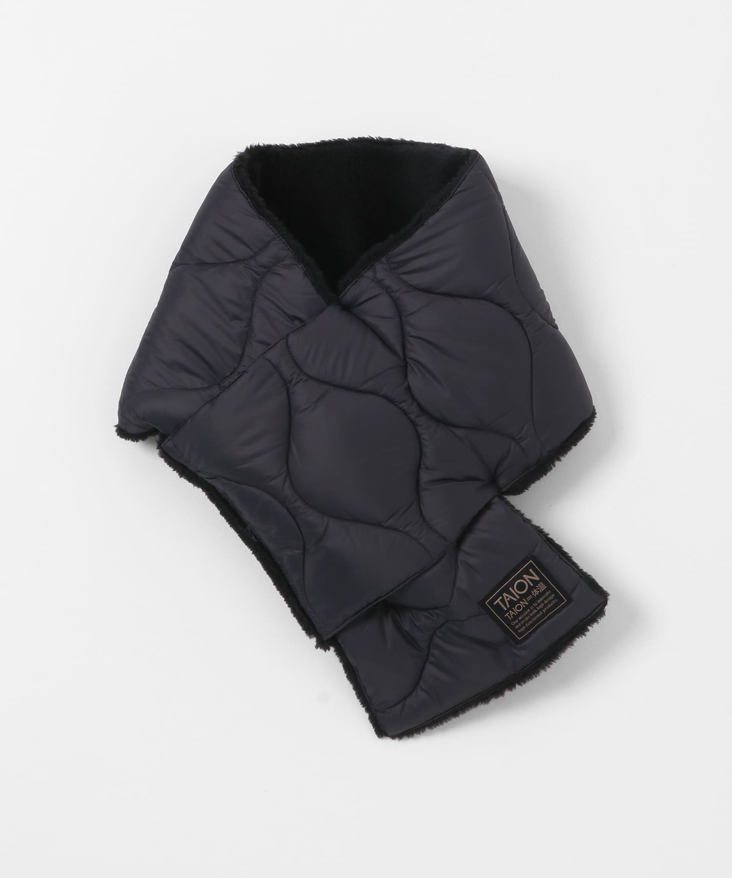 TAION　REVERSIBLE DOWN SCARF