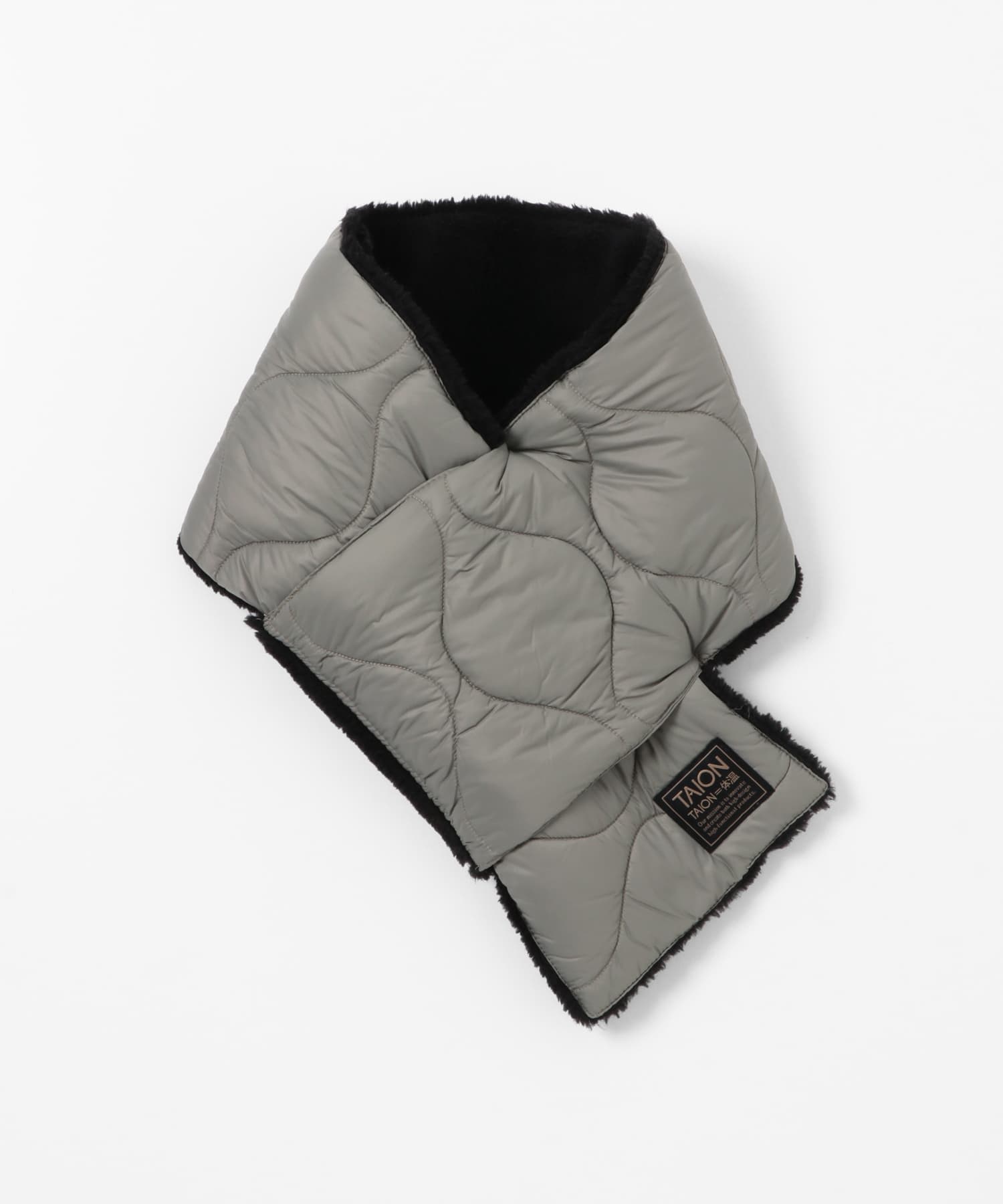 TAION　REVERSIBLE DOWN SCARF