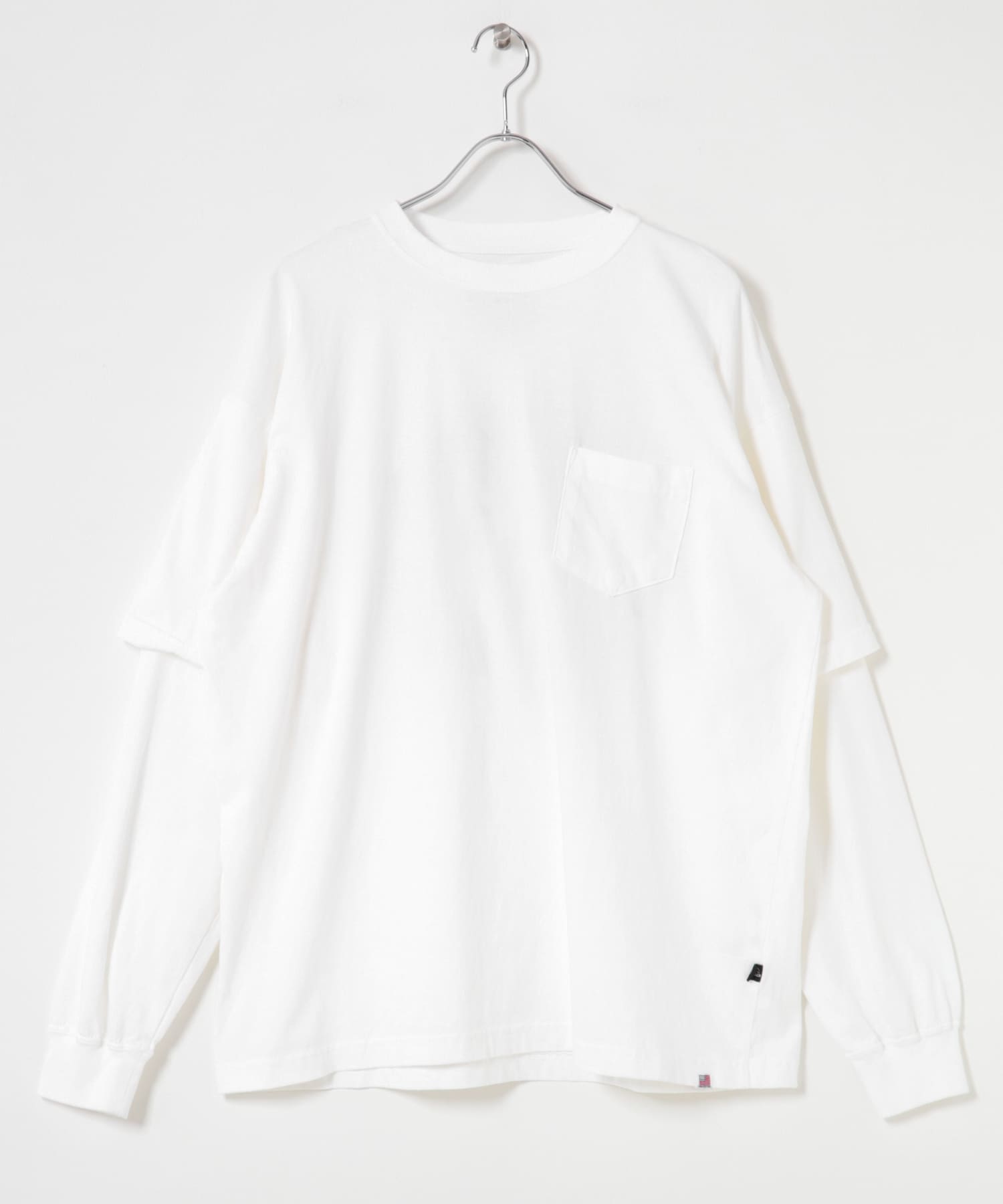 MAGIC NUMBER　US COTTON W SLEEVE T-SHIRTS