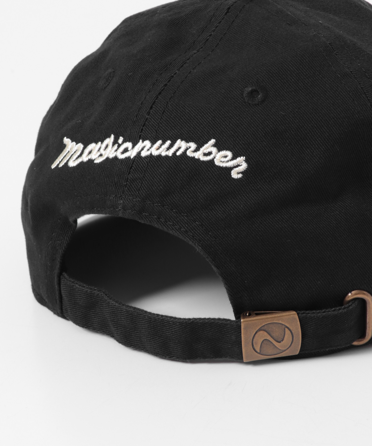 MAGIC NUMBER　BONES EMBLEM LOW CAP BLACK Free
