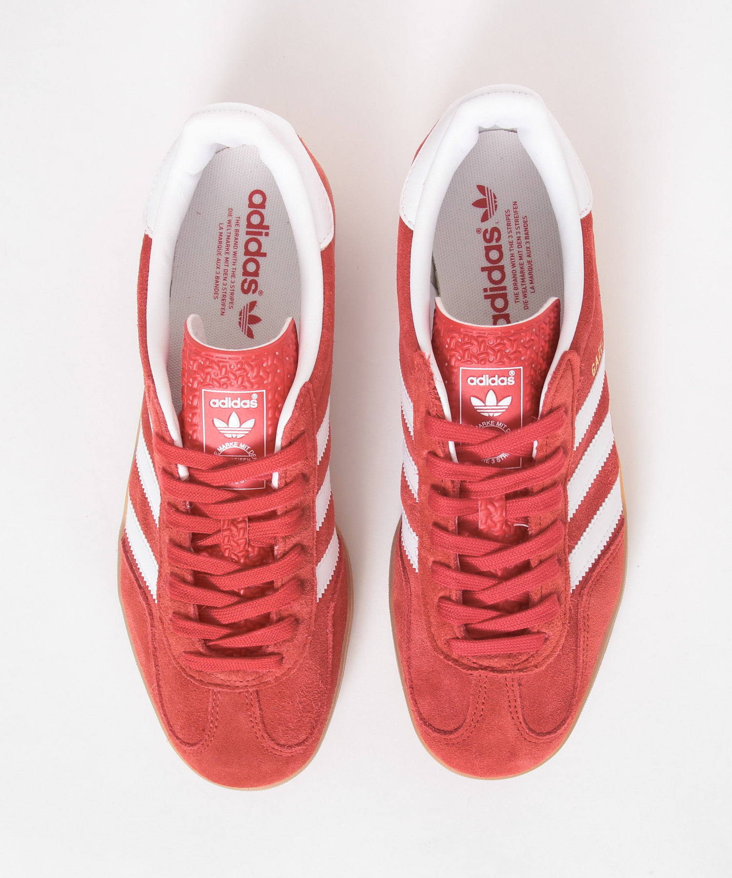 adidas　GAZELLE INDOOR ベタースカーレット 23