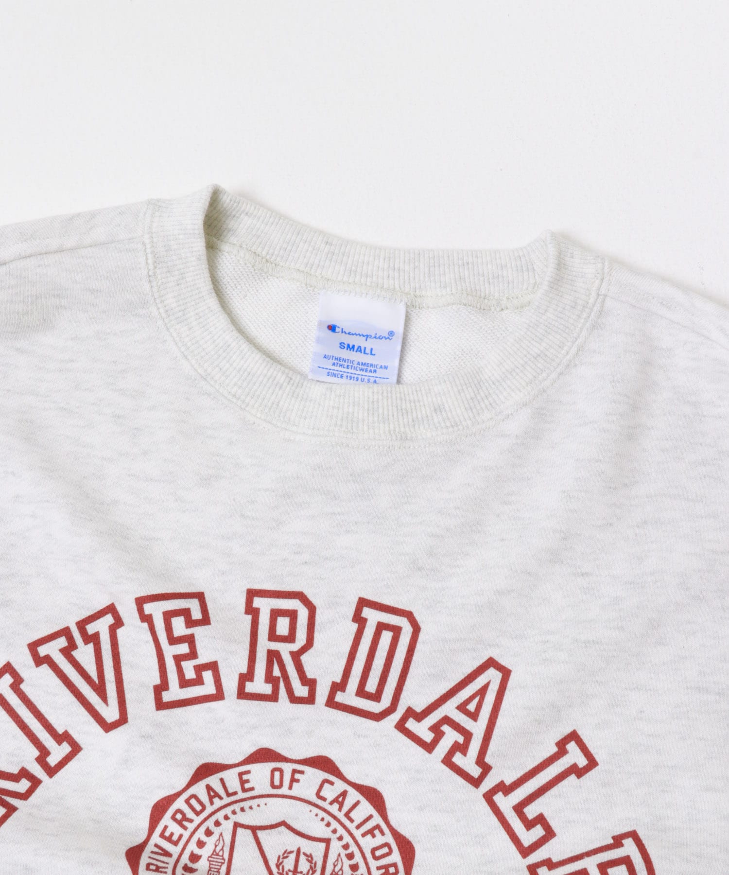 Champion　CREW NECK SWEATSHIRTS オートミール S