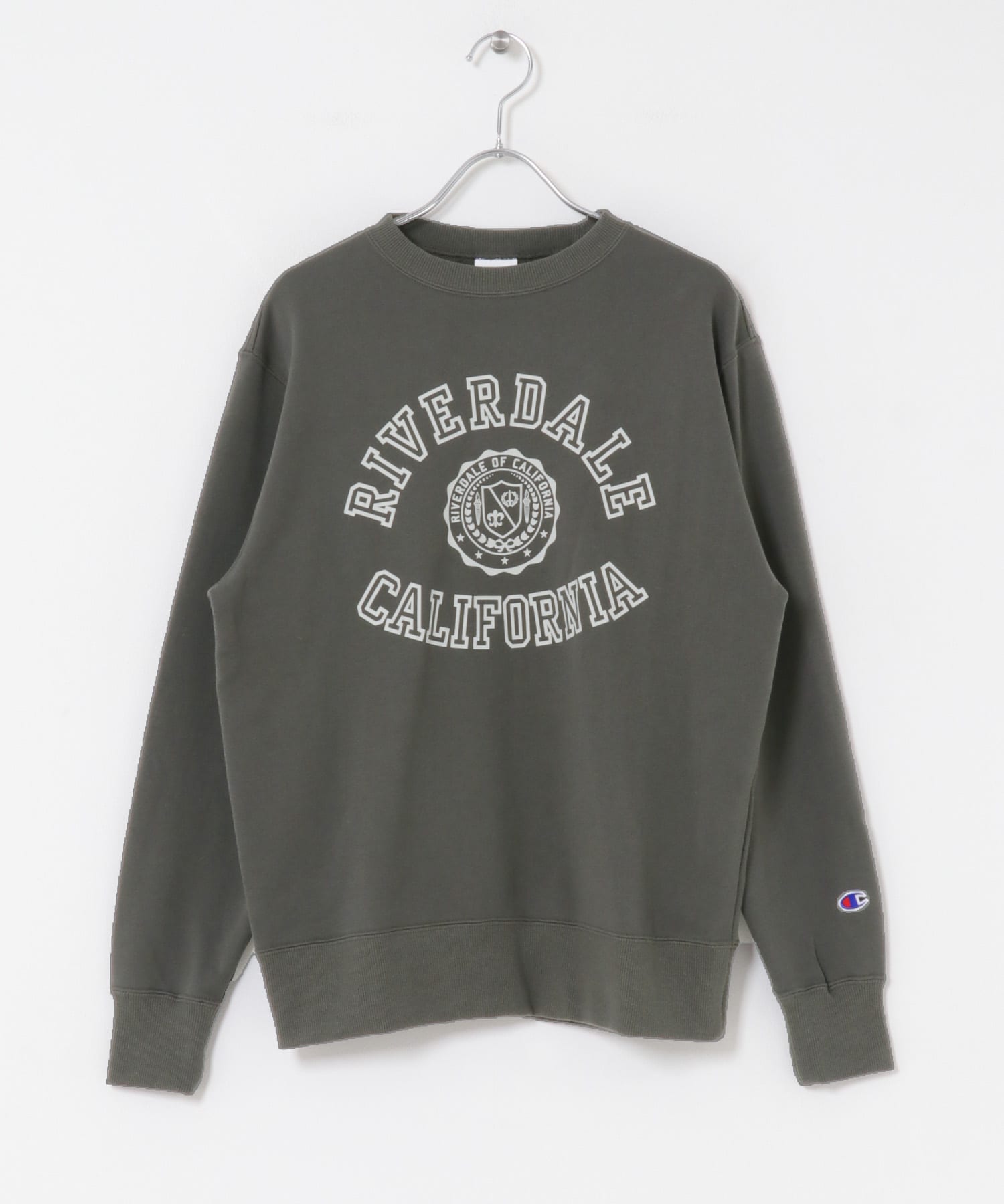 Champion　CREW NECK SWEATSHIRTS オフブラック S