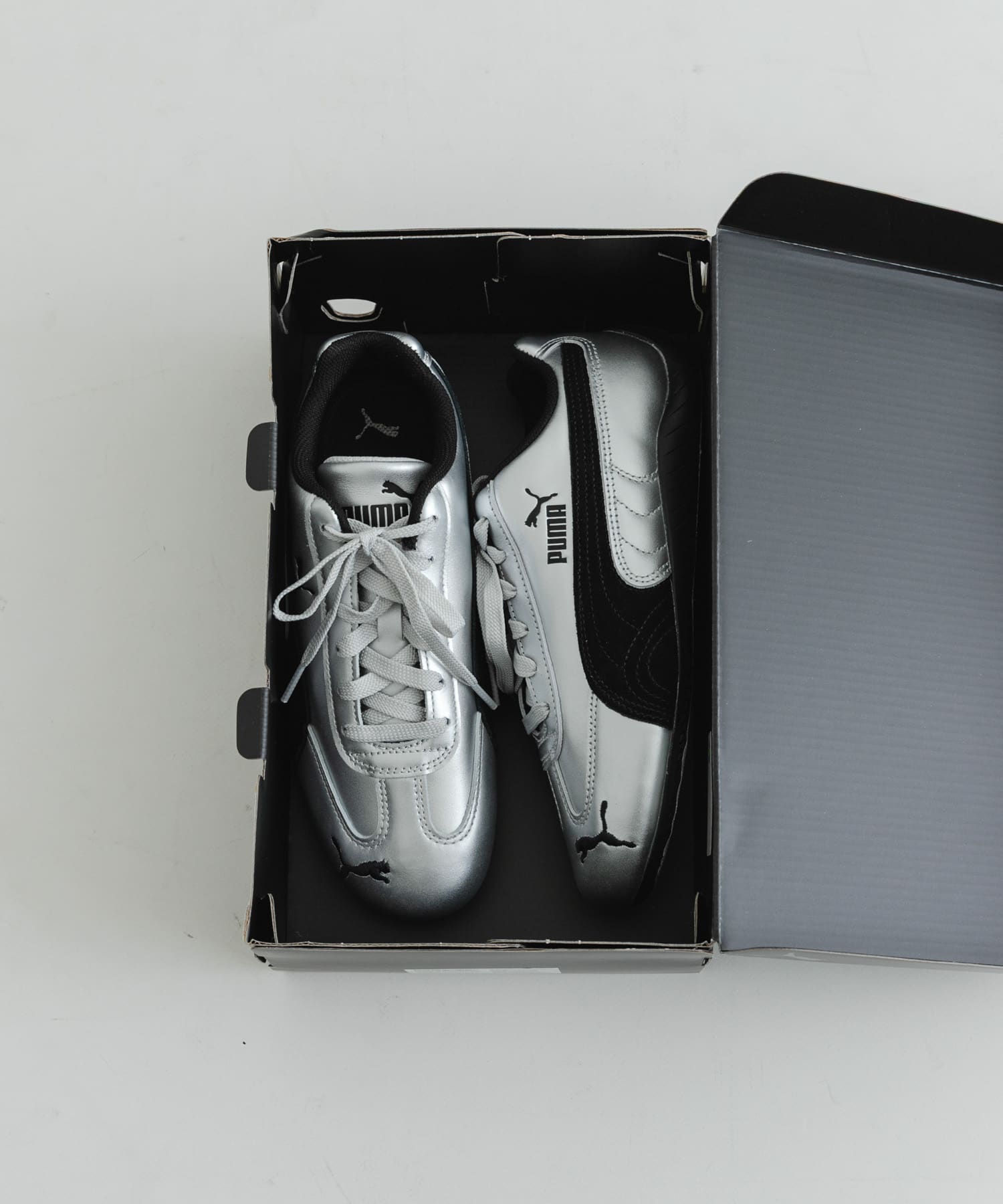 PUMA　SPEEDCAT METALLIC SILVER 23