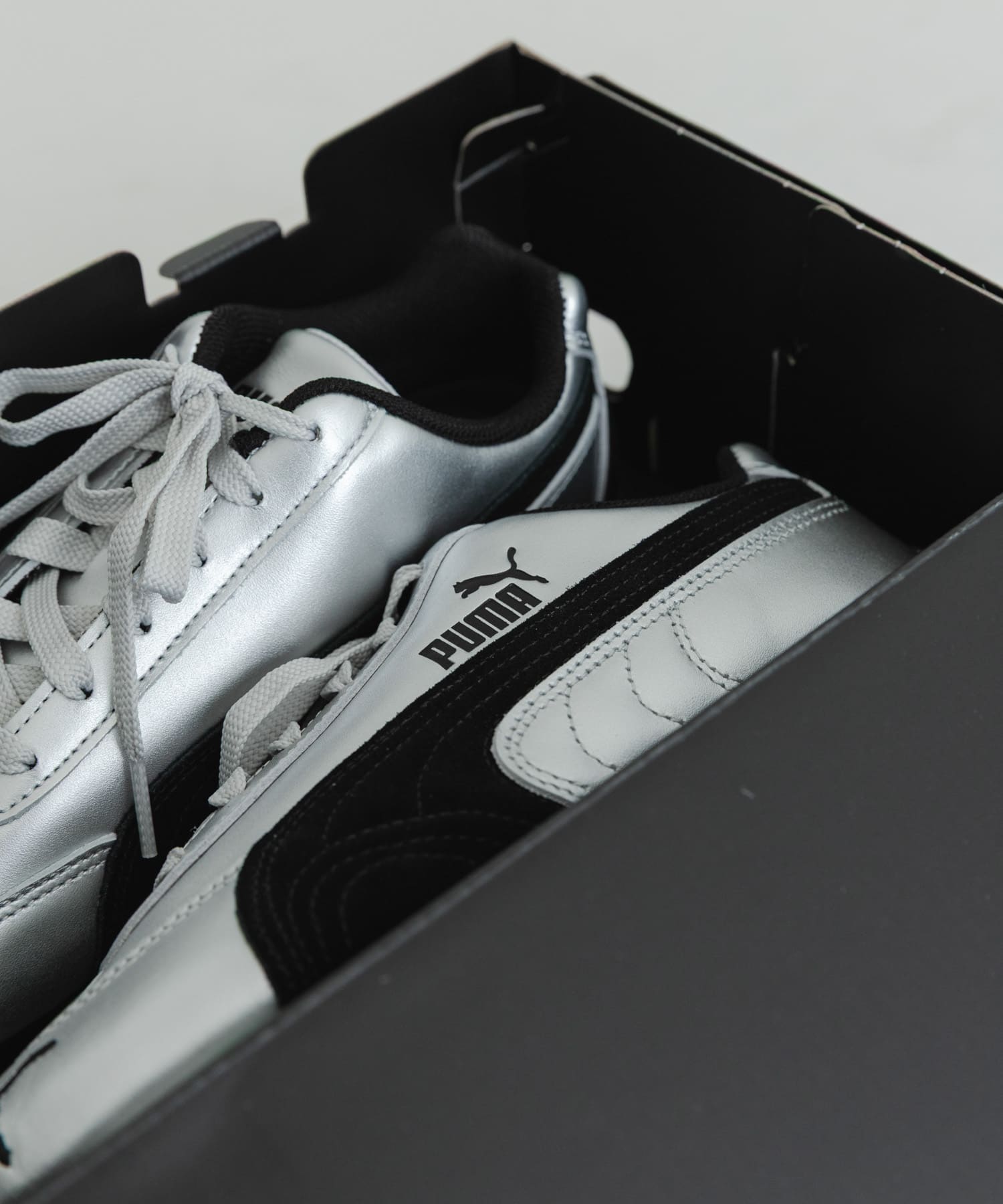 PUMA　SPEEDCAT METALLIC SILVER 23