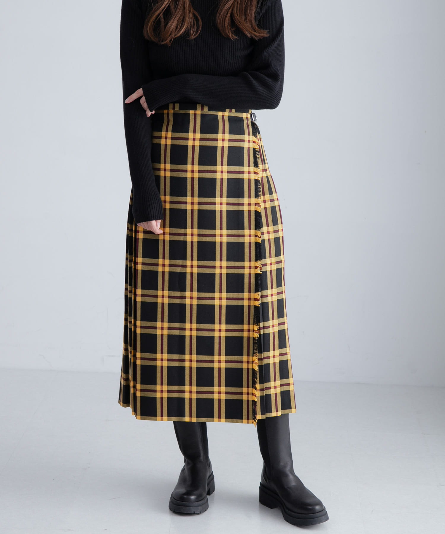 �w�ʒ��xGLEN FYNE×Sonny Label �`�F�b�N�L���g�X�J�[�g