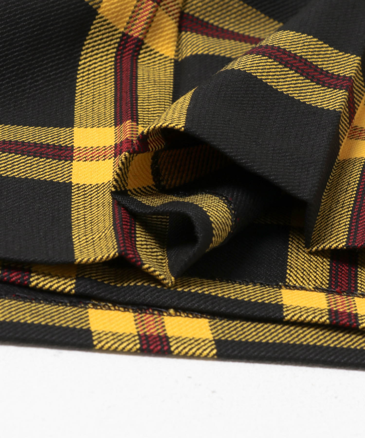 『別注』GLEN FYNE×Sonny Label　チェックキルトスカート BA279Tイエロー 26