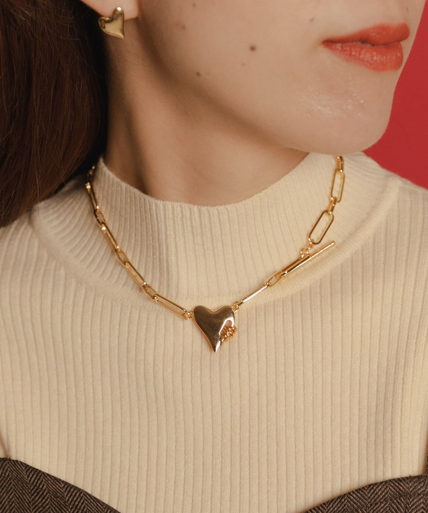 LAPUIS　Coil Heart　チョーカー