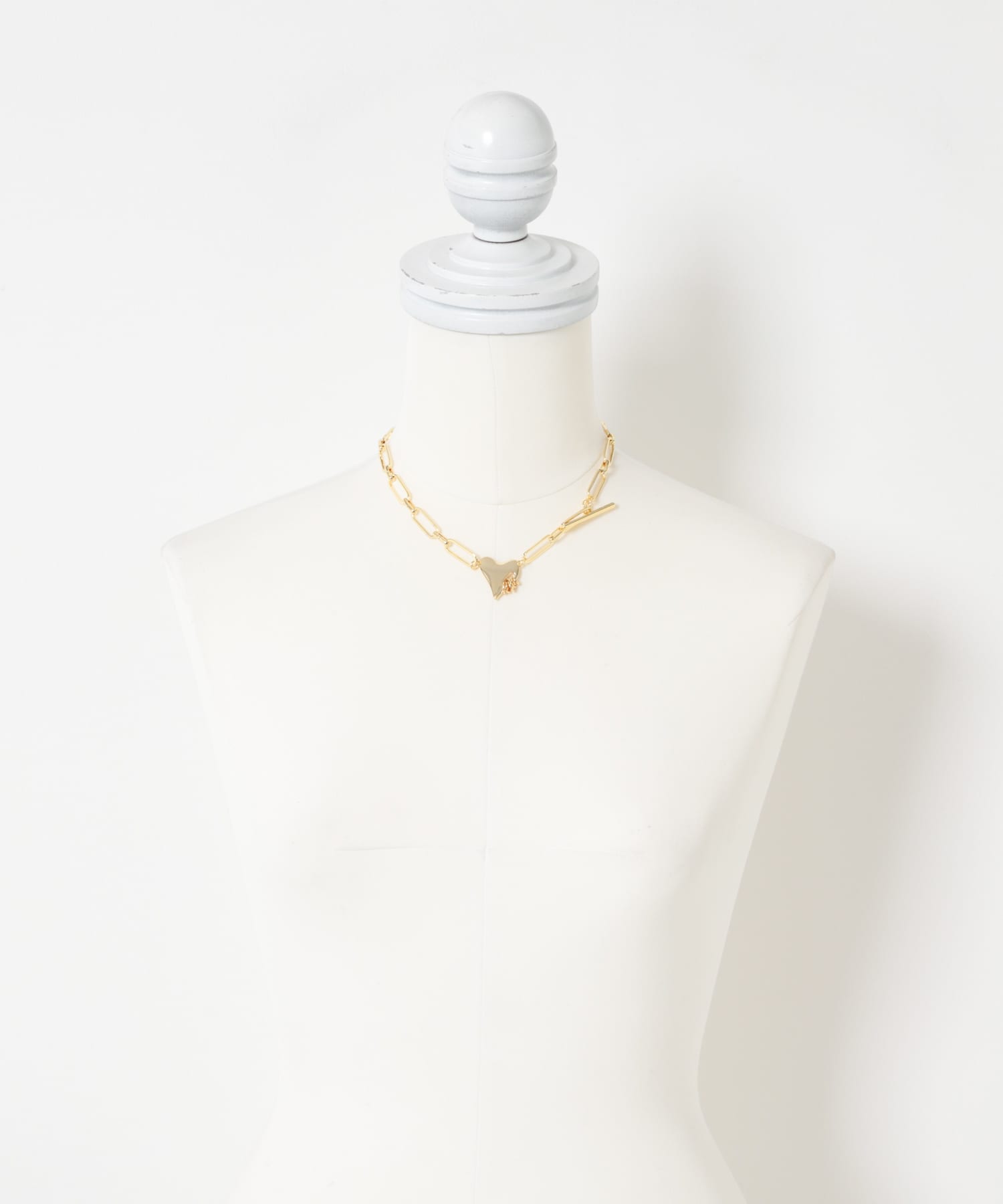 LAPUIS　Coil Heart　チョーカー ゴールド One