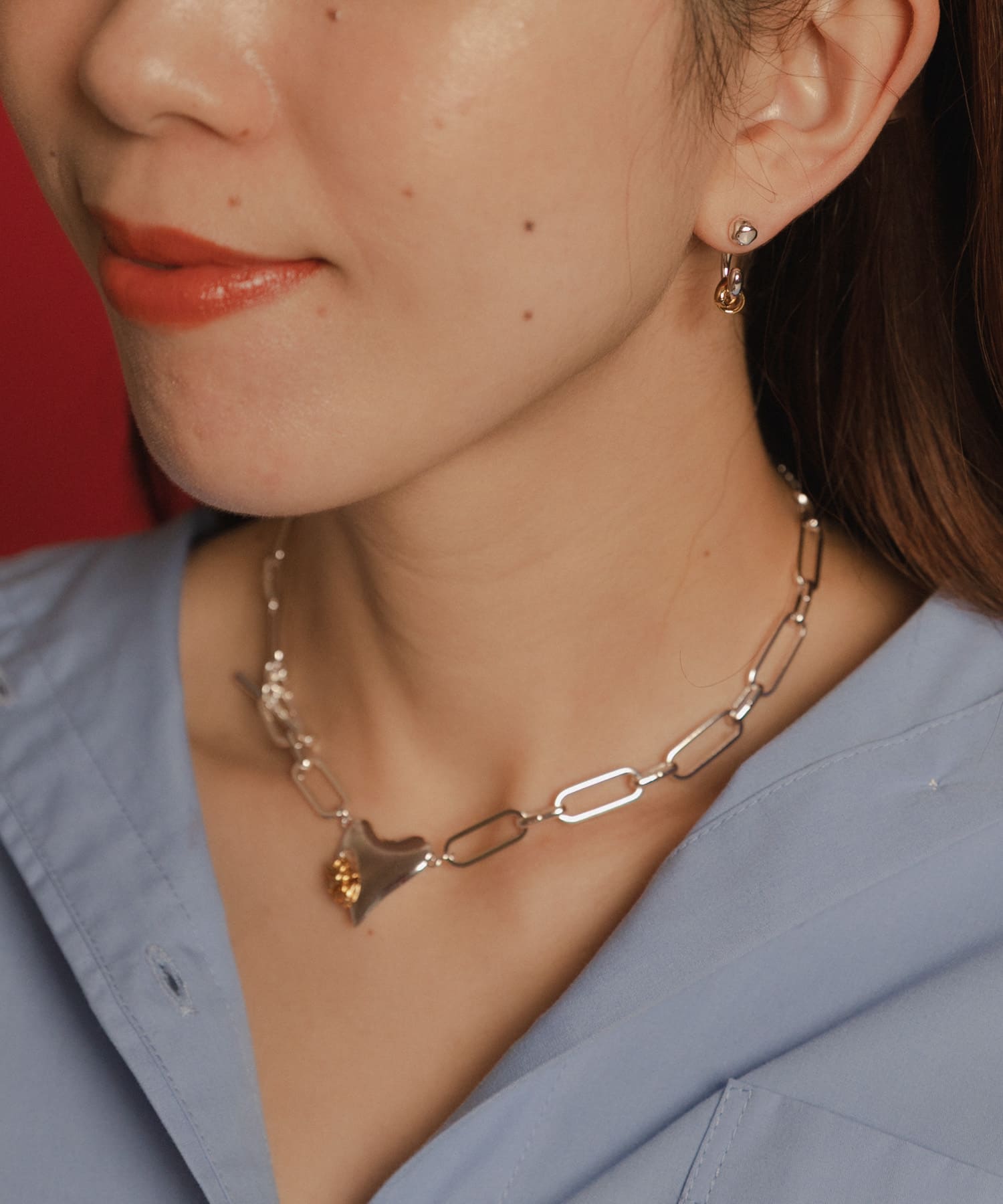 LAPUIS　Coil Heart　チョーカー マルチ One