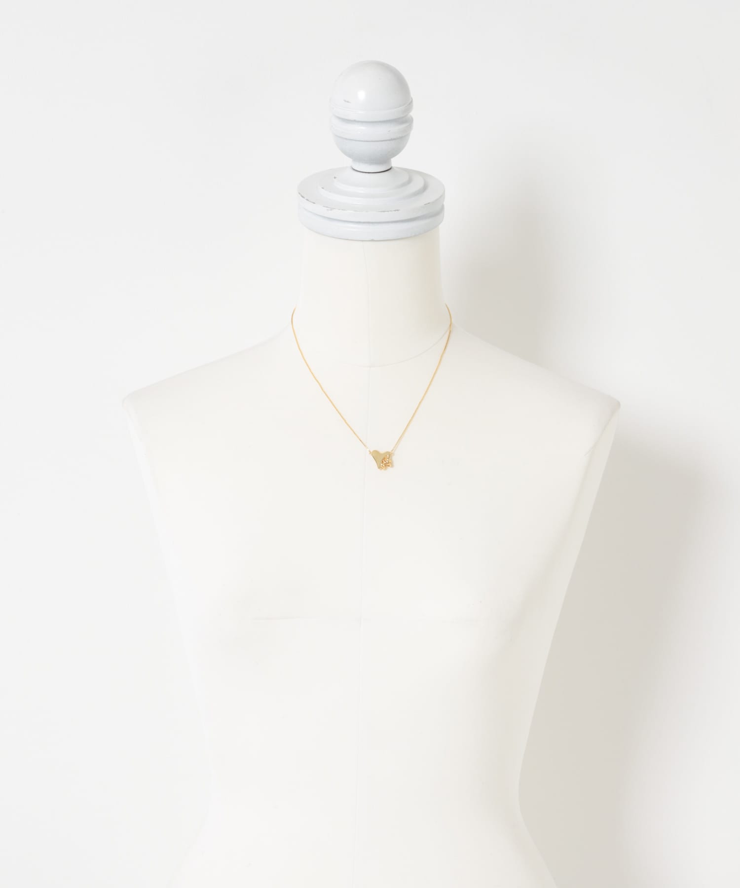 LAPUIS　Coil Heart　ネックレス ゴールド One