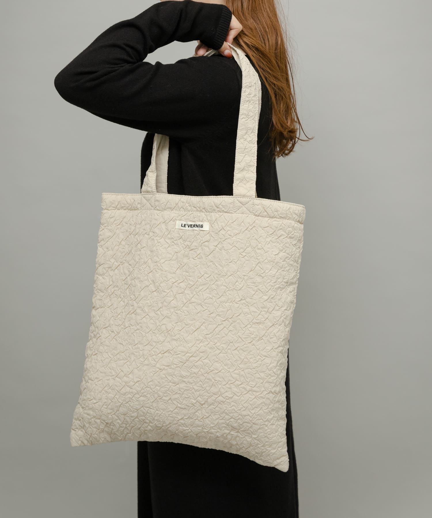 LE VERNIS　Sub tote bag ライトベージュ one