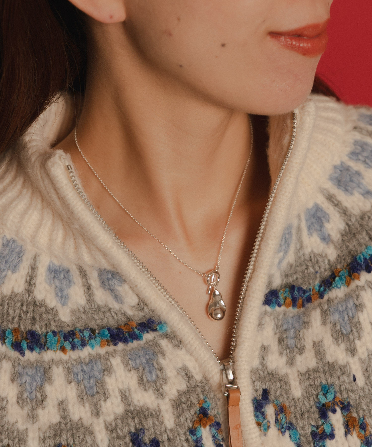 LAPUIS　Oyster 2way ネックレス