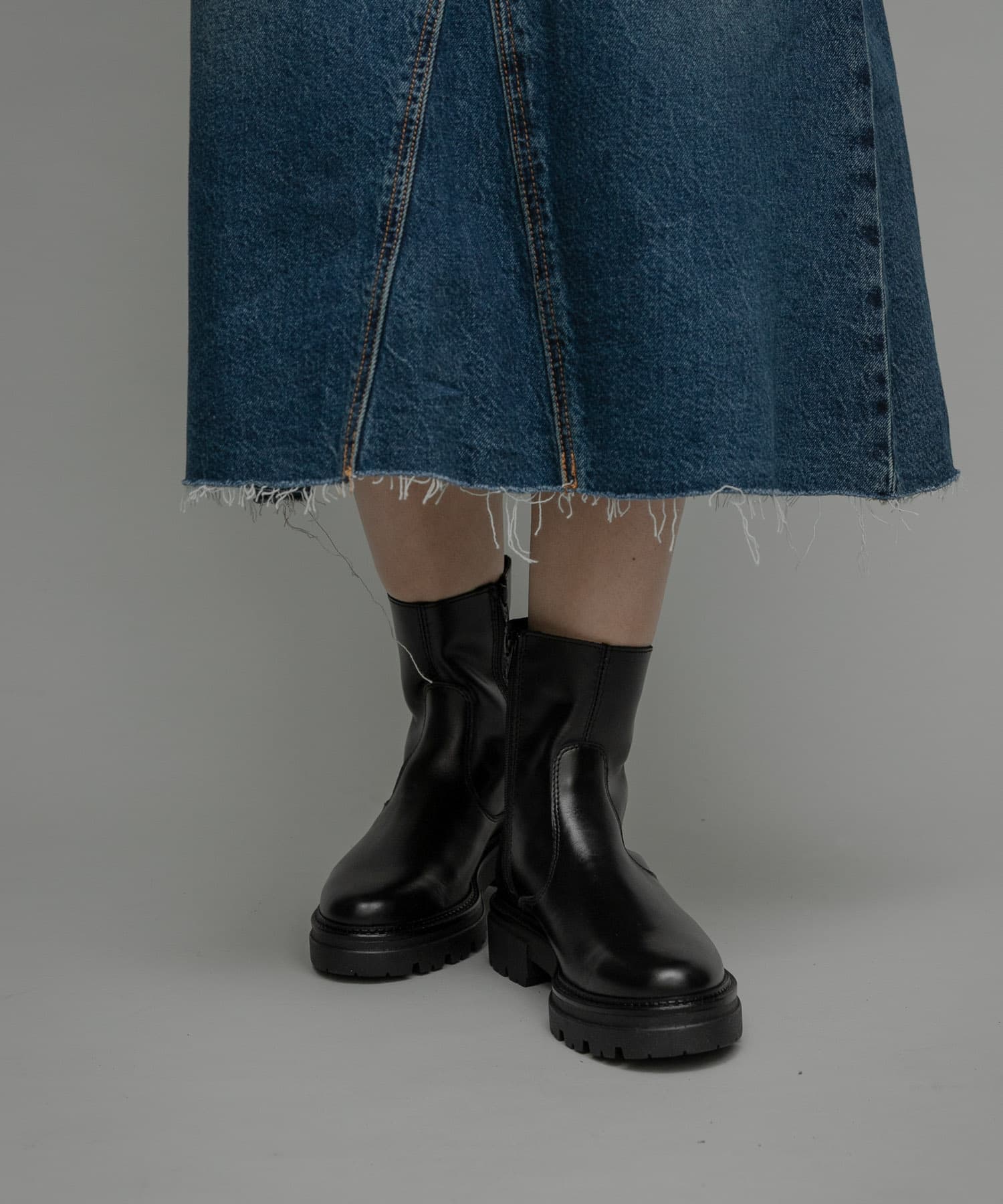 ENESS　チェルシーブーツ BLACK 37