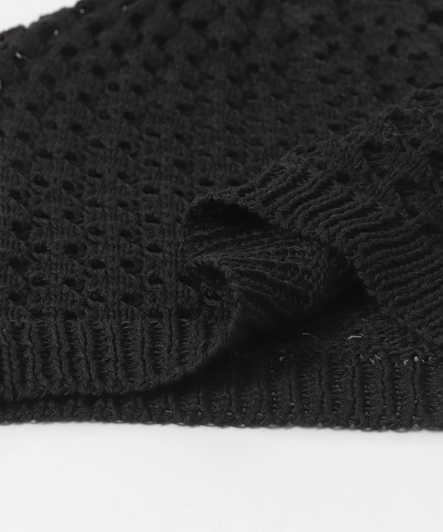 ニットボンネット BLK -