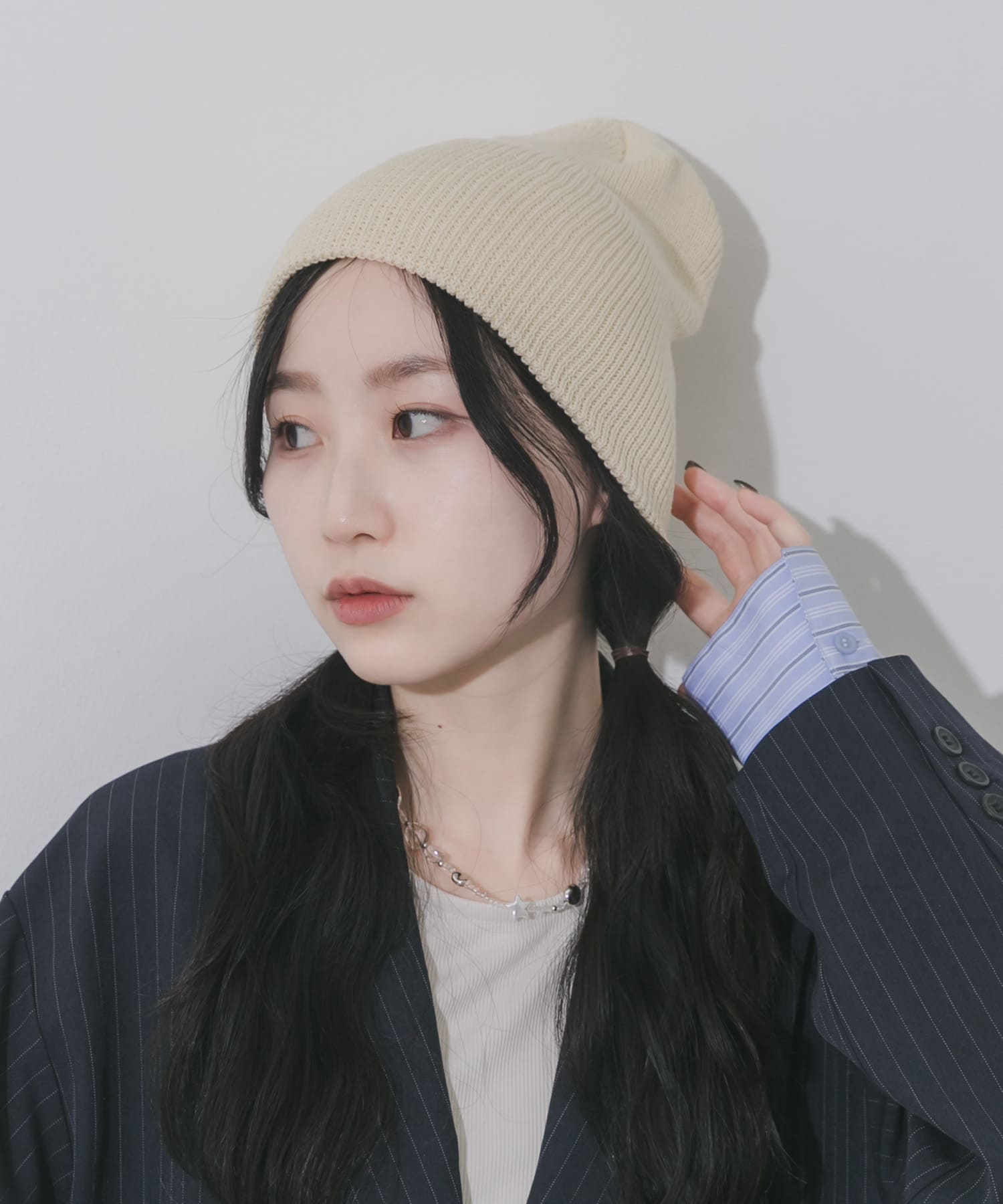 コットンリブビーニー IVO -