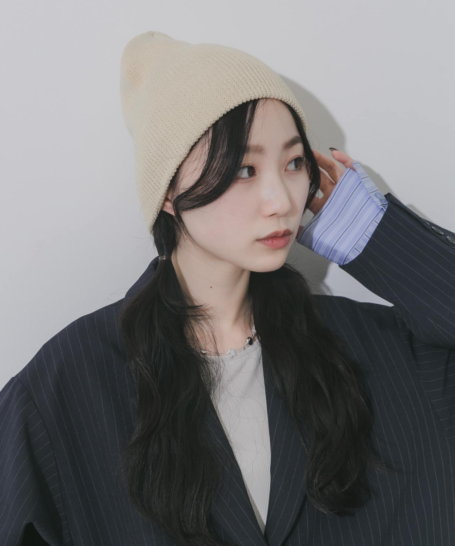 コットンリブビーニー IVO -