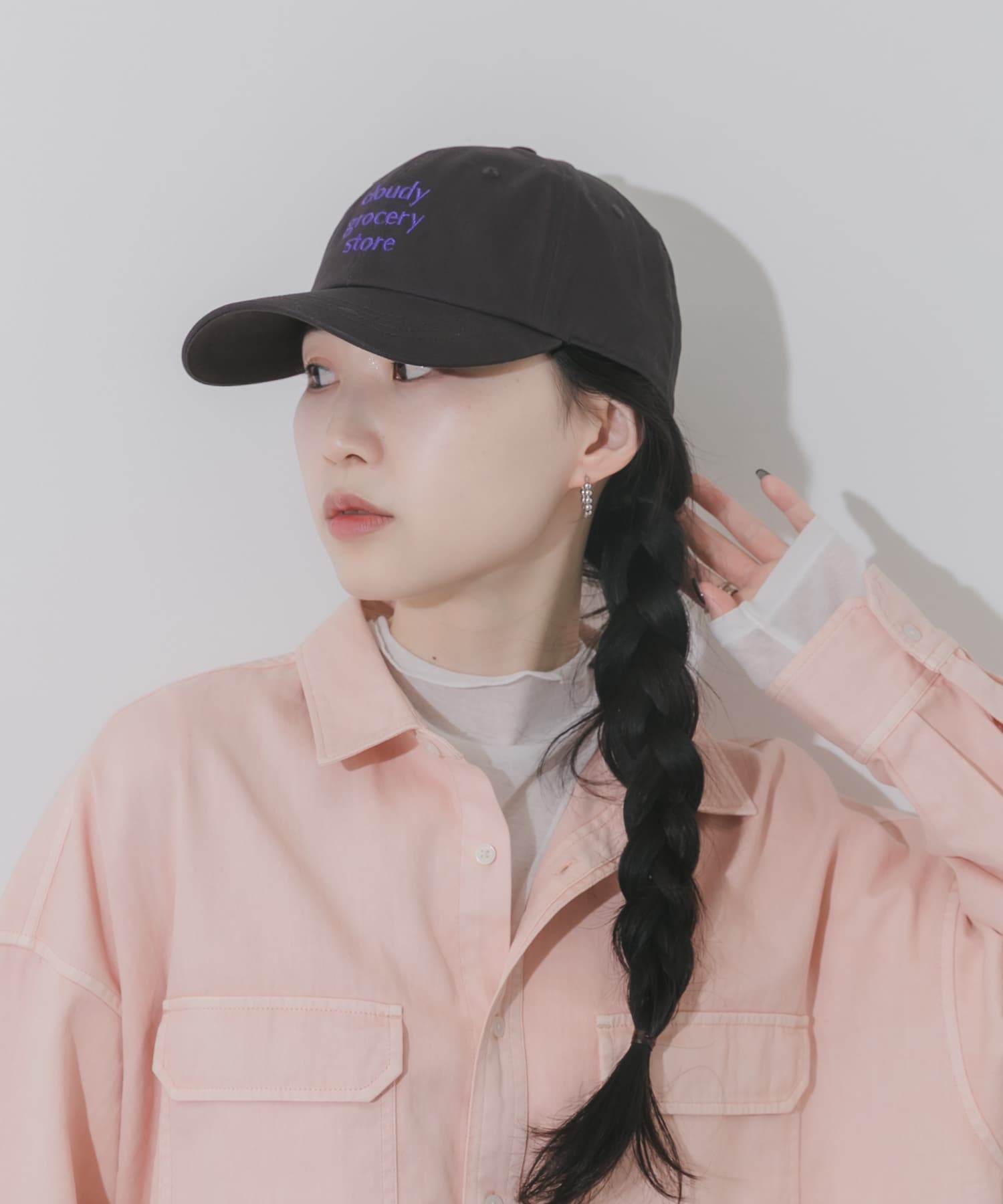 weatherロゴキャップ CGY -