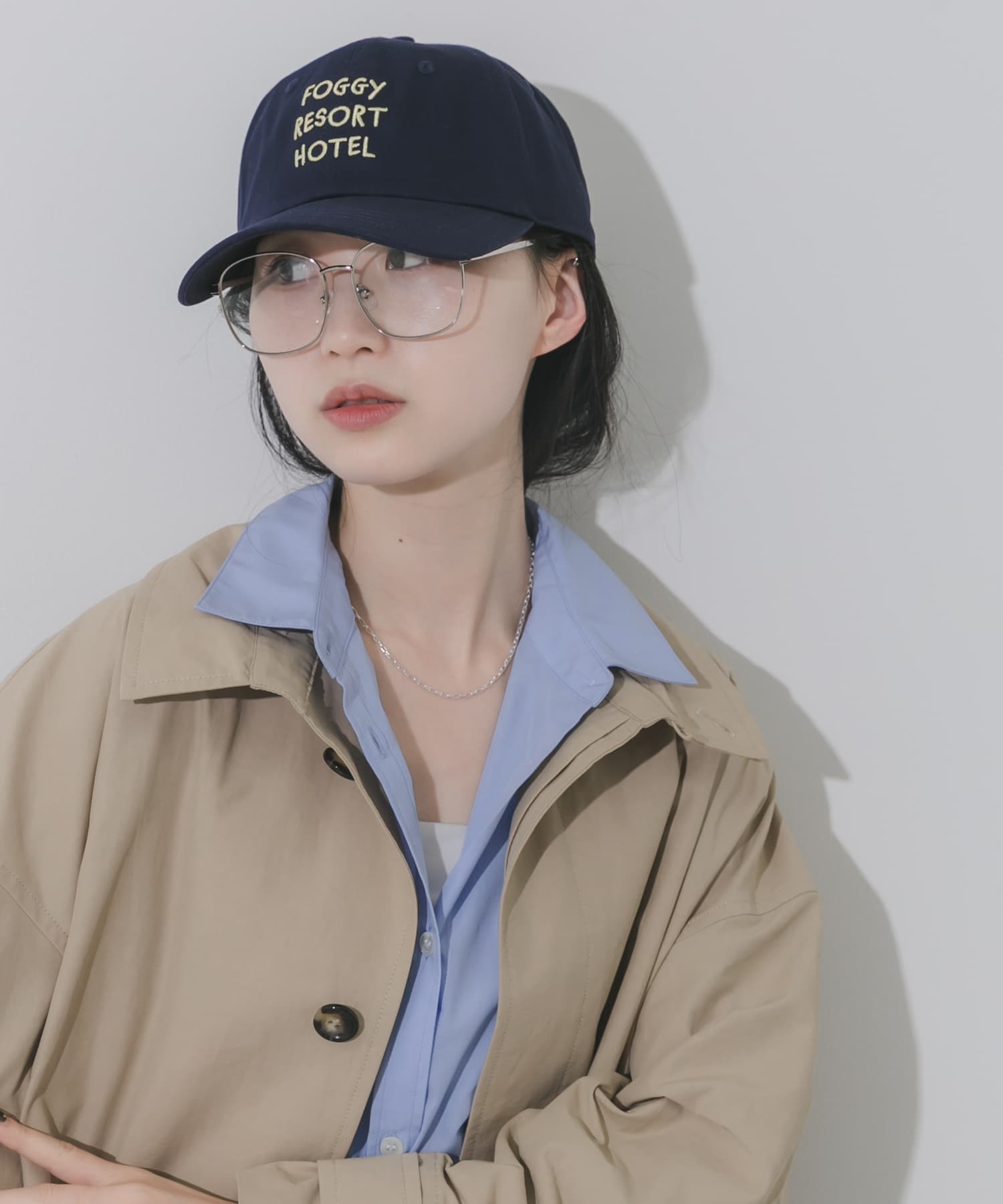 weatherロゴキャップ NVY -