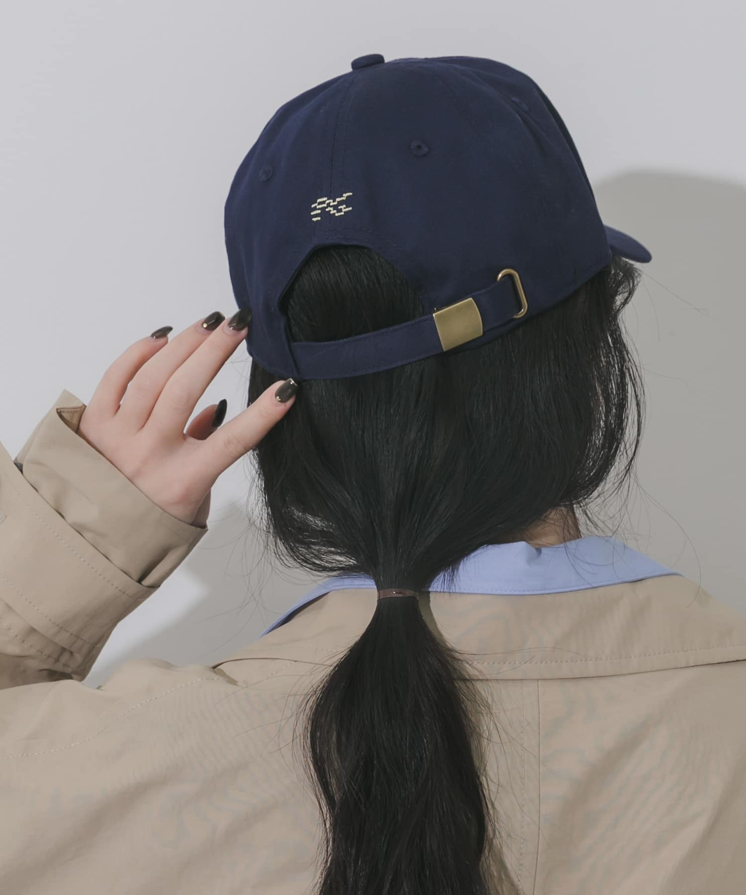 weatherロゴキャップ NVY -