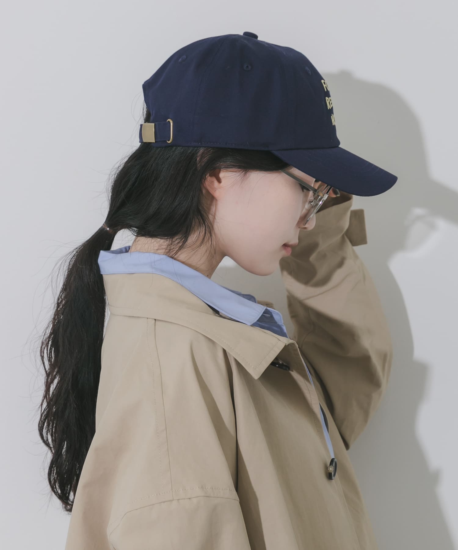 weatherロゴキャップ NVY -